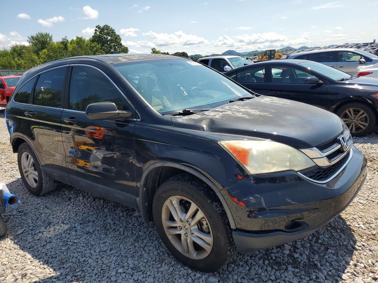 2010 Honda Cr-v Ex Black vin: 5J6RE3H58AL032375