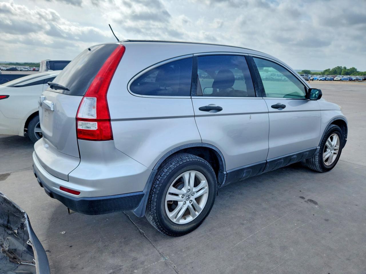 2010 Honda Cr-v Ex Silver vin: 5J6RE3H58AL048818