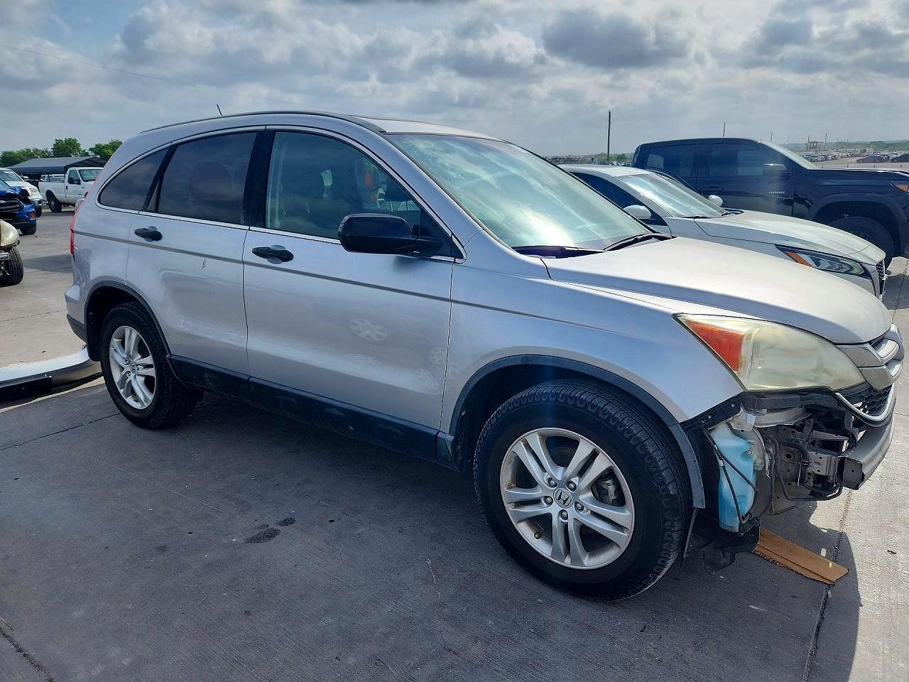2010 Honda Cr-v Ex Silver vin: 5J6RE3H58AL048818
