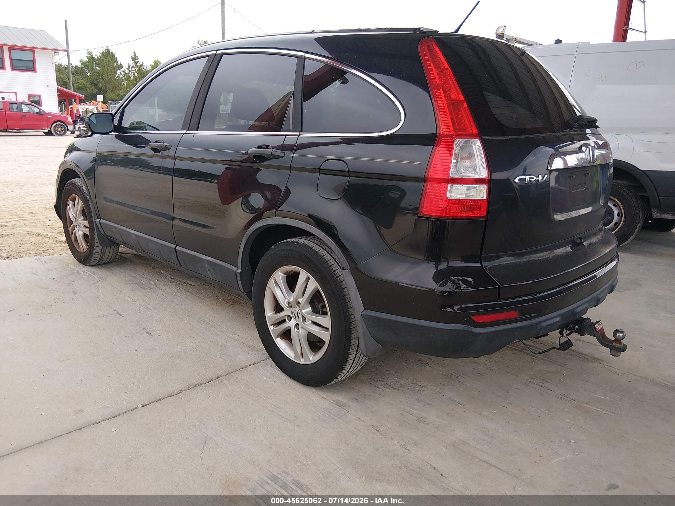 2010 Honda Cr-v Ex Black vin: 5J6RE3H58AL049323