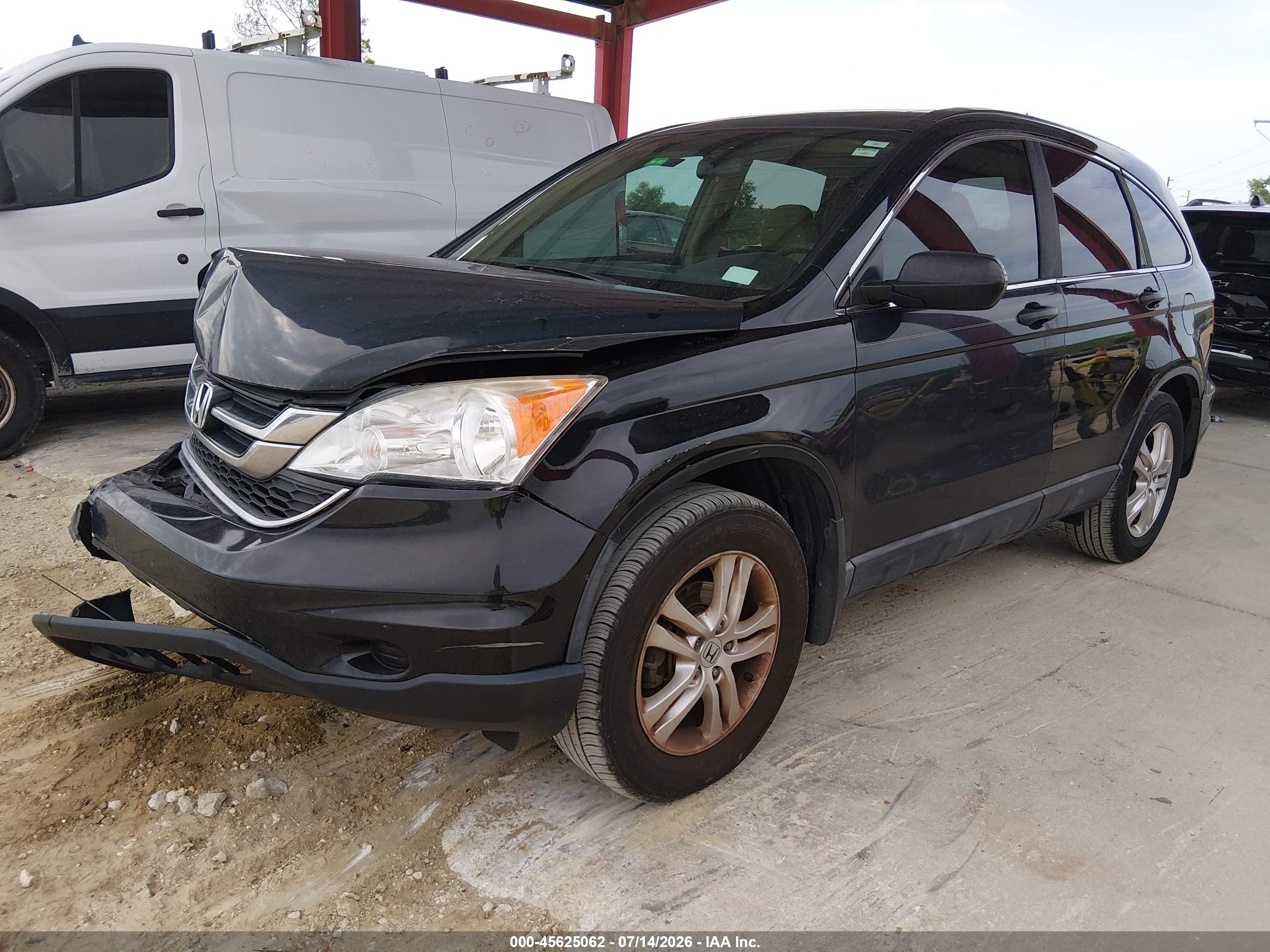 2010 Honda Cr-v Ex Black vin: 5J6RE3H58AL049323
