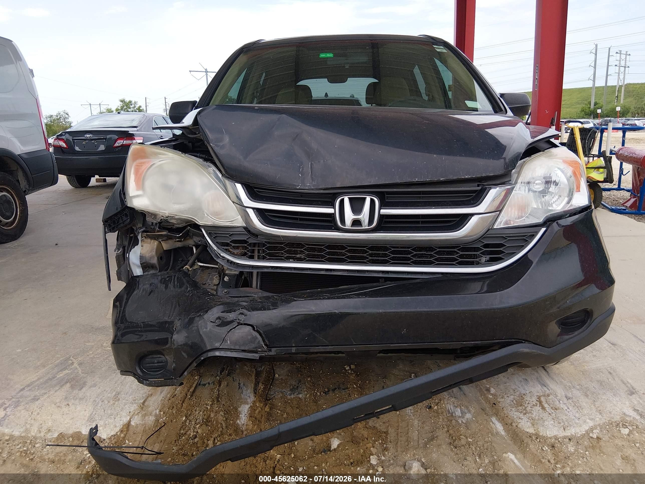 2010 Honda Cr-v Ex Black vin: 5J6RE3H58AL049323