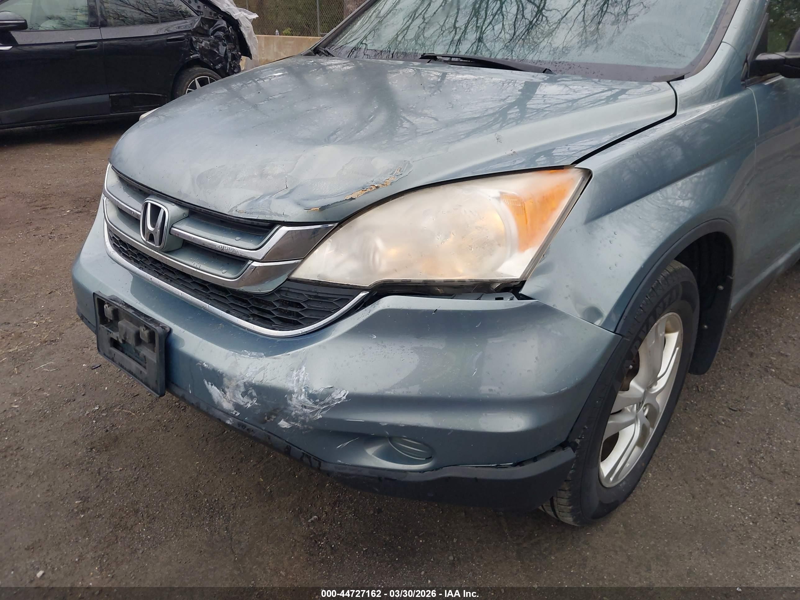 2011 Honda Cr-v Ex Light Blue vin: 5J6RE3H58BL002262
