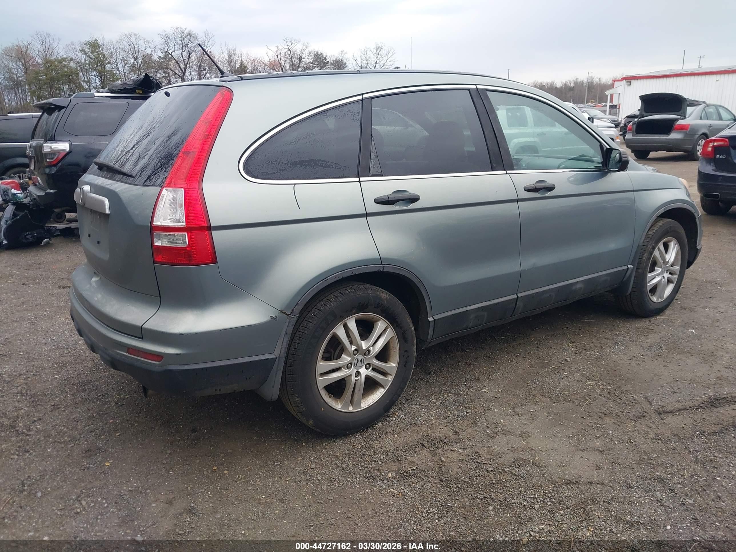 2011 Honda Cr-v Ex Light Blue vin: 5J6RE3H58BL002262