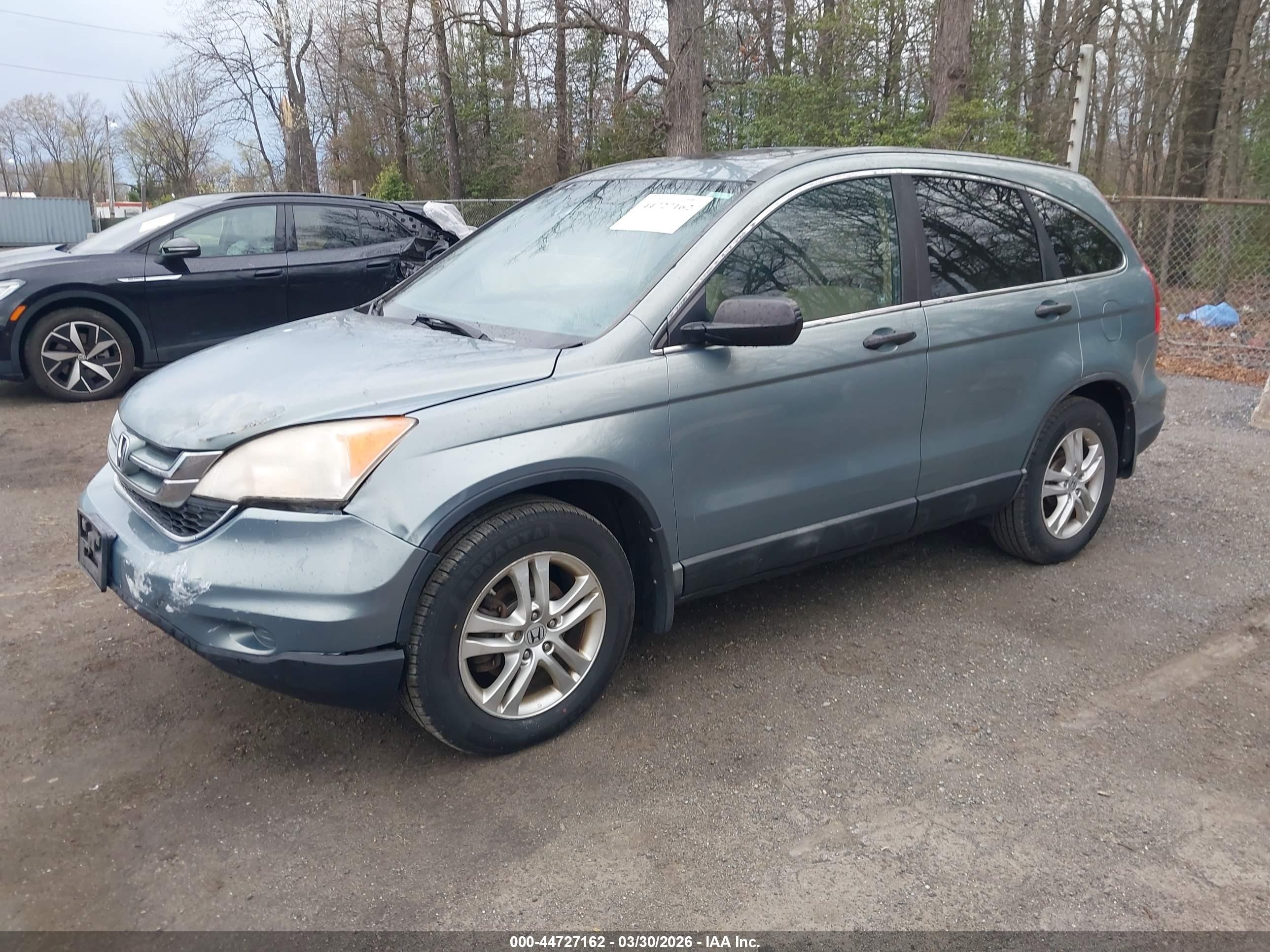 2011 Honda Cr-v Ex Light Blue vin: 5J6RE3H58BL002262