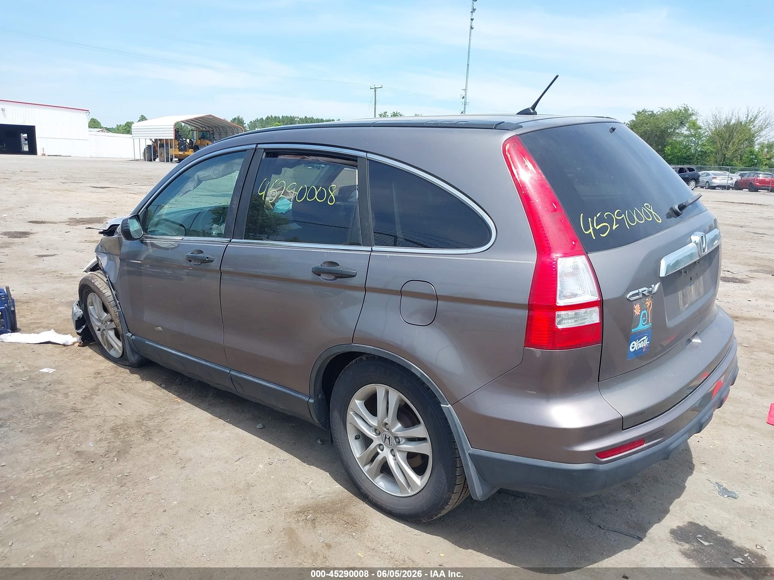 2011 Honda Cr-v Ex Gray vin: 5J6RE3H58BL002486