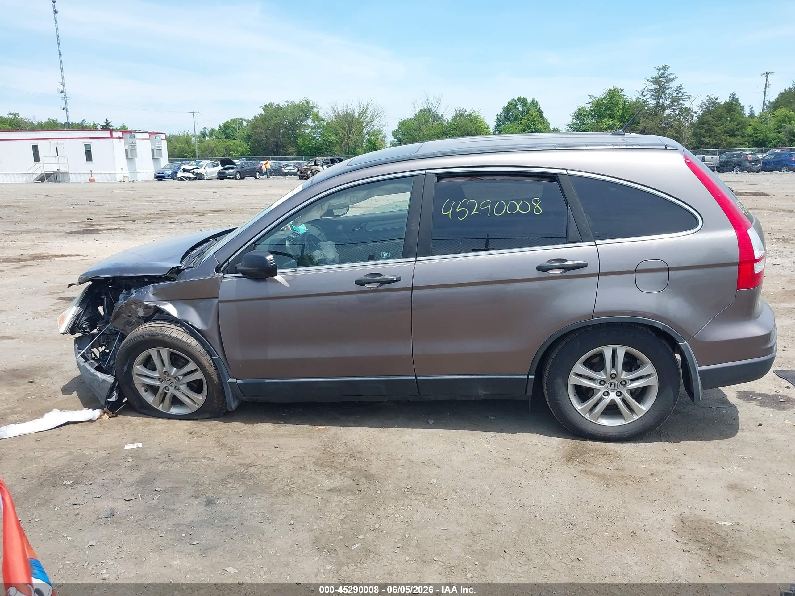 2011 Honda Cr-v Ex Gray vin: 5J6RE3H58BL002486