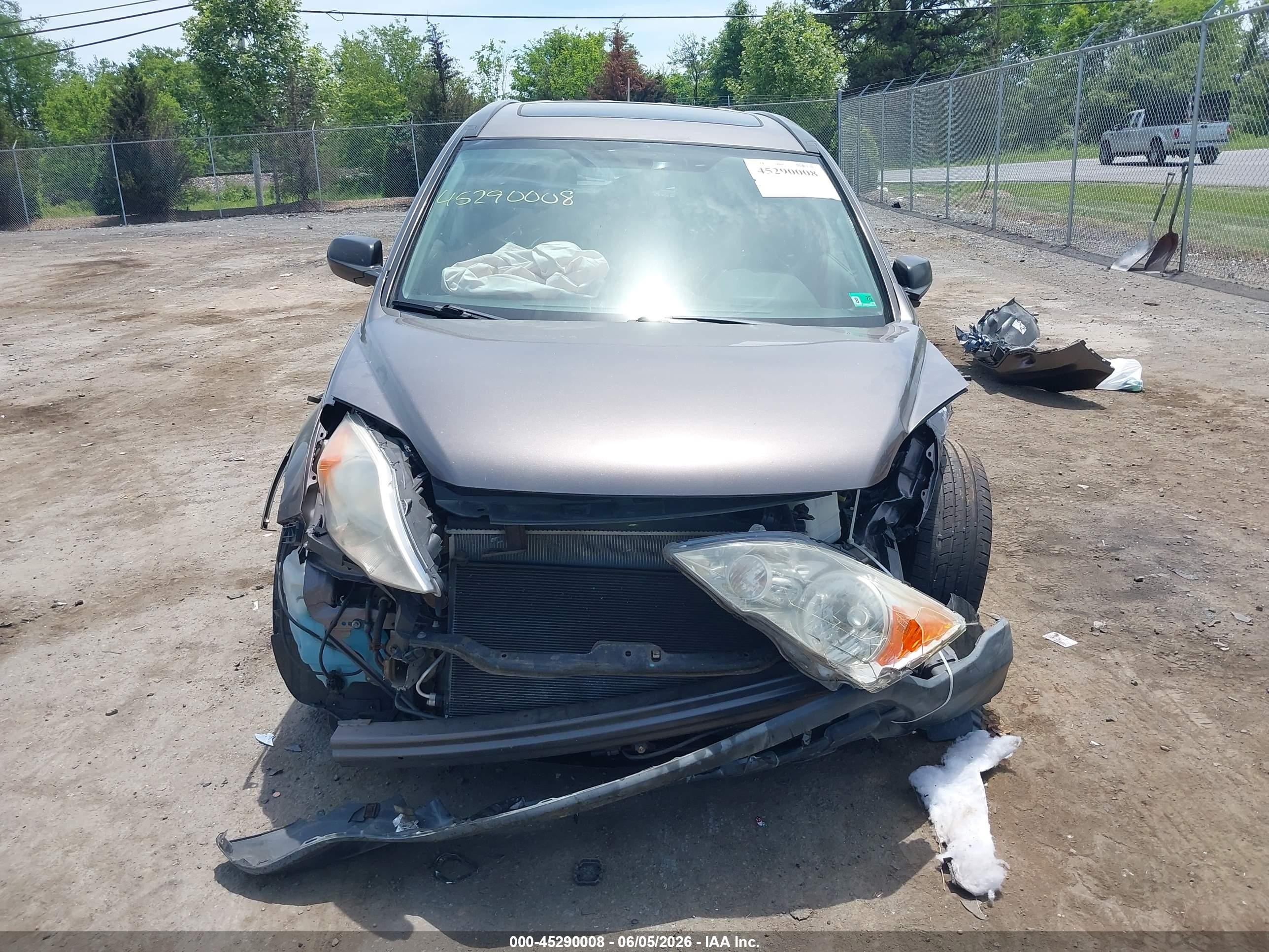 2011 Honda Cr-v Ex Gray vin: 5J6RE3H58BL002486