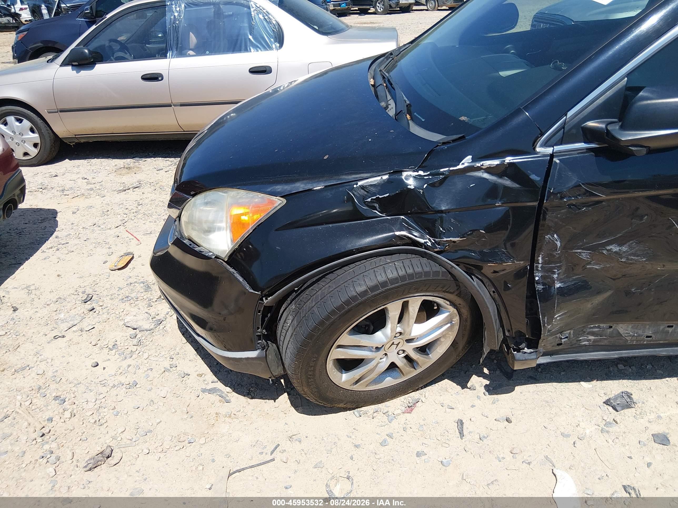 2011 Honda Cr-v Ex Black vin: 5J6RE3H58BL007526