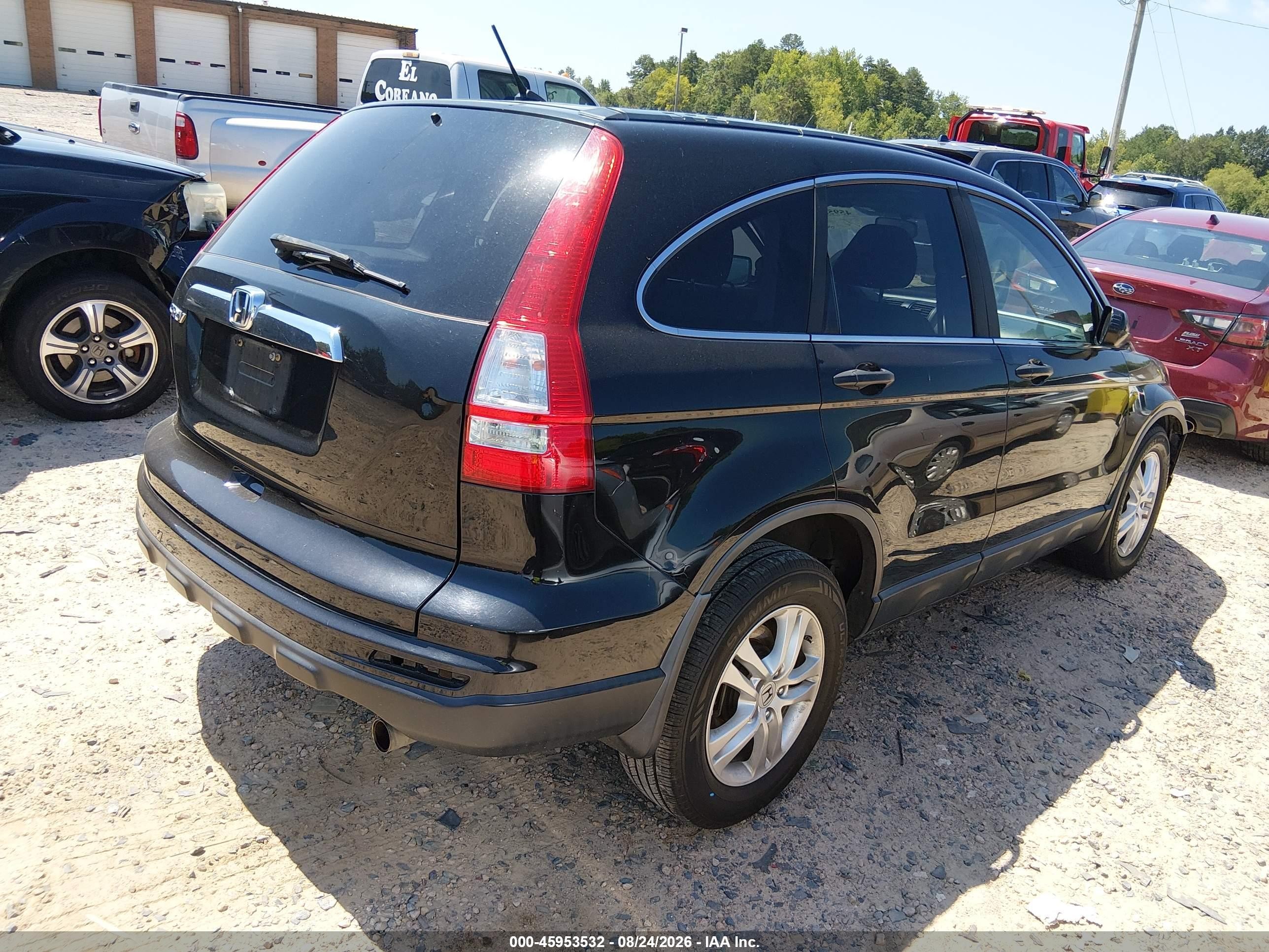 2011 Honda Cr-v Ex Black vin: 5J6RE3H58BL007526