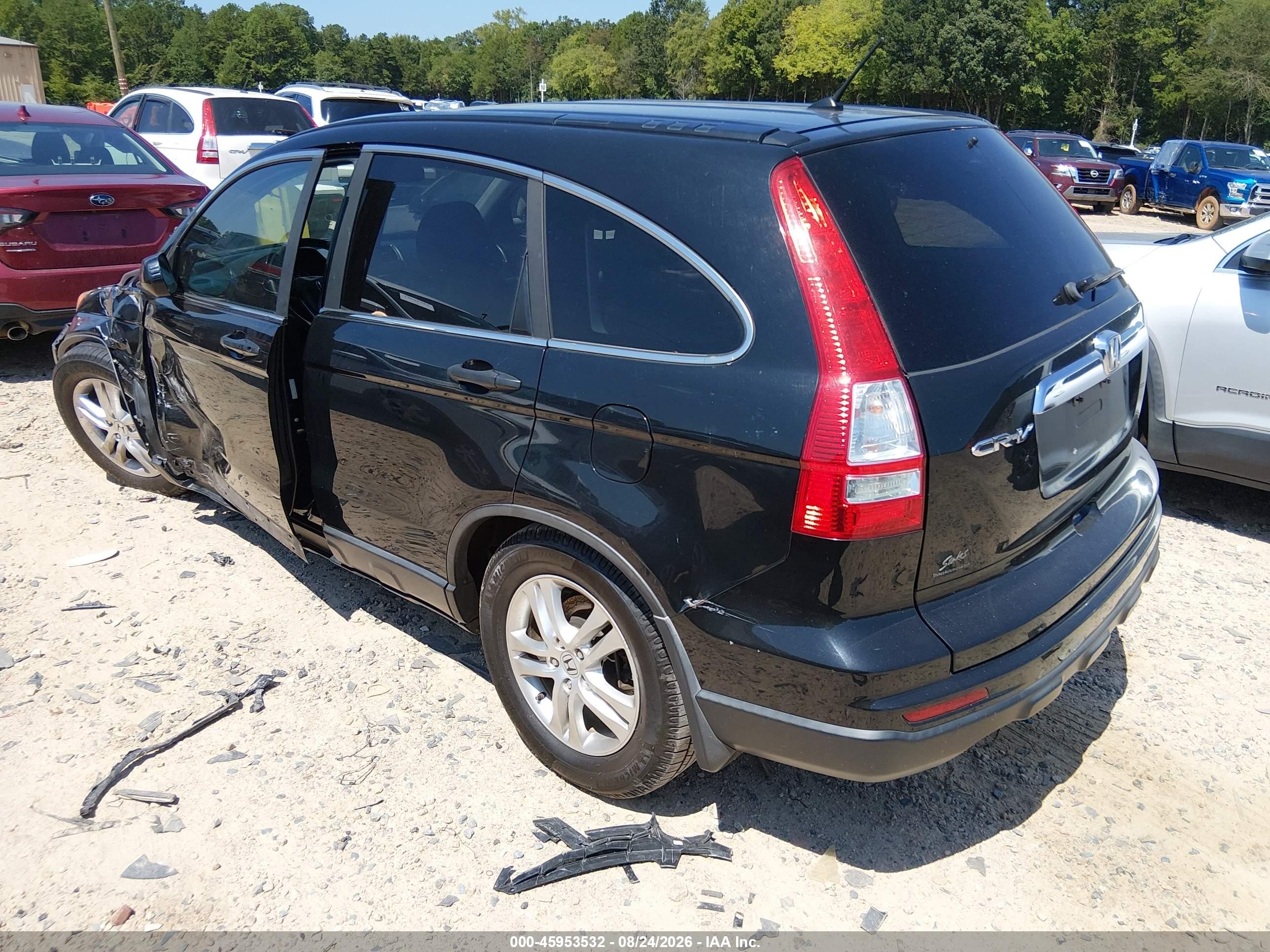 2011 Honda Cr-v Ex Black vin: 5J6RE3H58BL007526