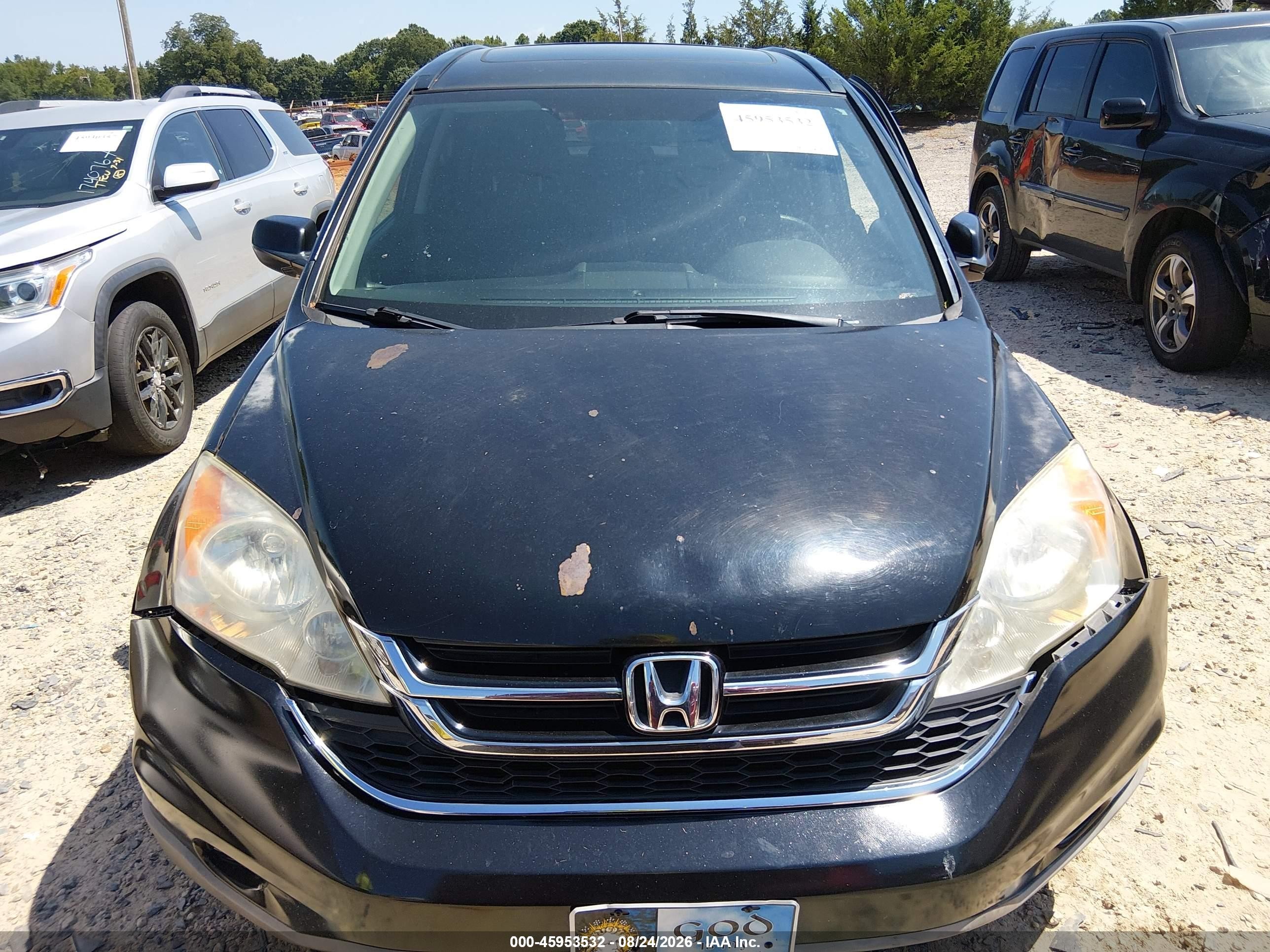 2011 Honda Cr-v Ex Black vin: 5J6RE3H58BL007526