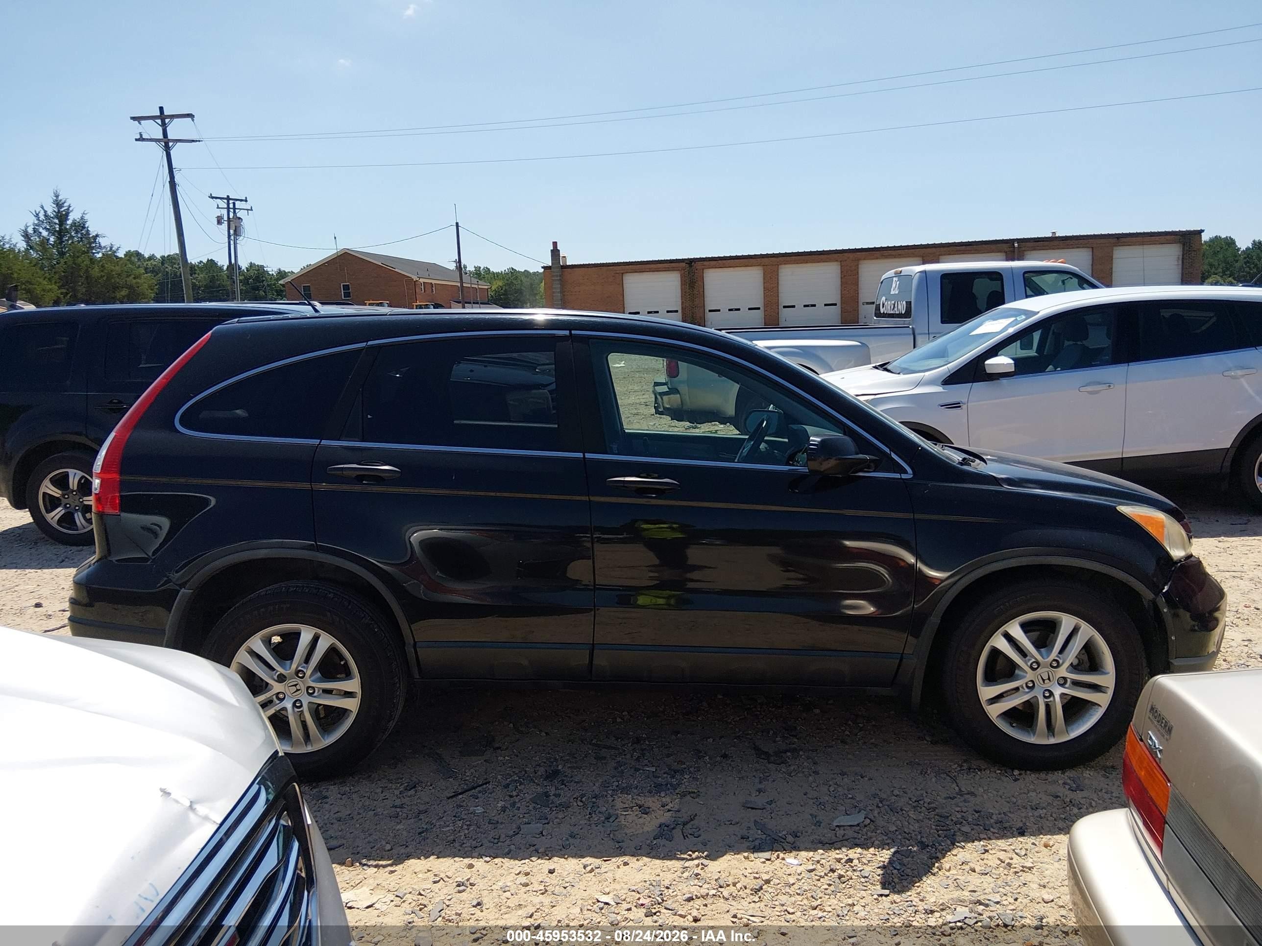 2011 Honda Cr-v Ex Black vin: 5J6RE3H58BL007526