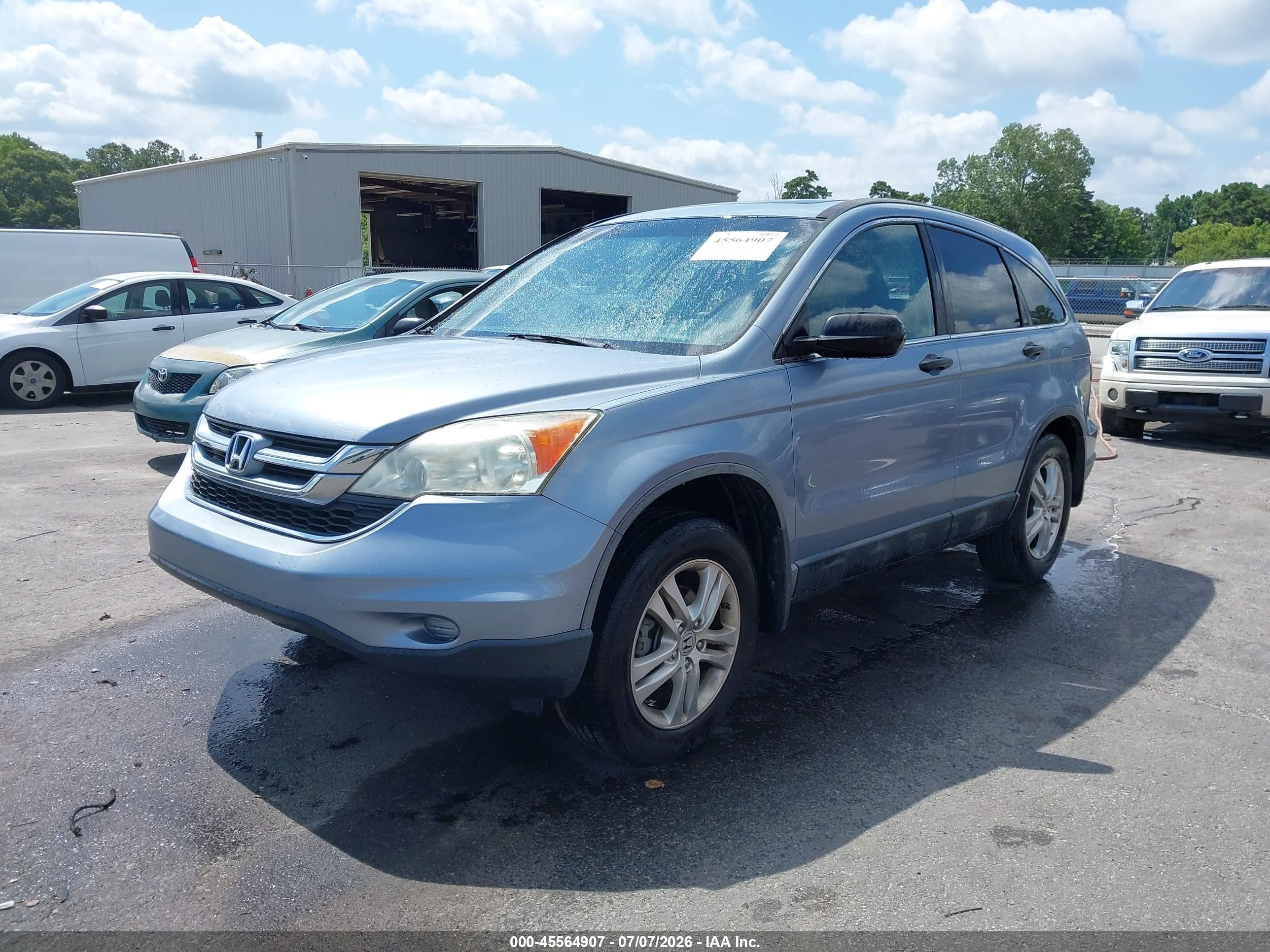 2011 Honda Cr-v Ex Light Blue vin: 5J6RE3H58BL008109