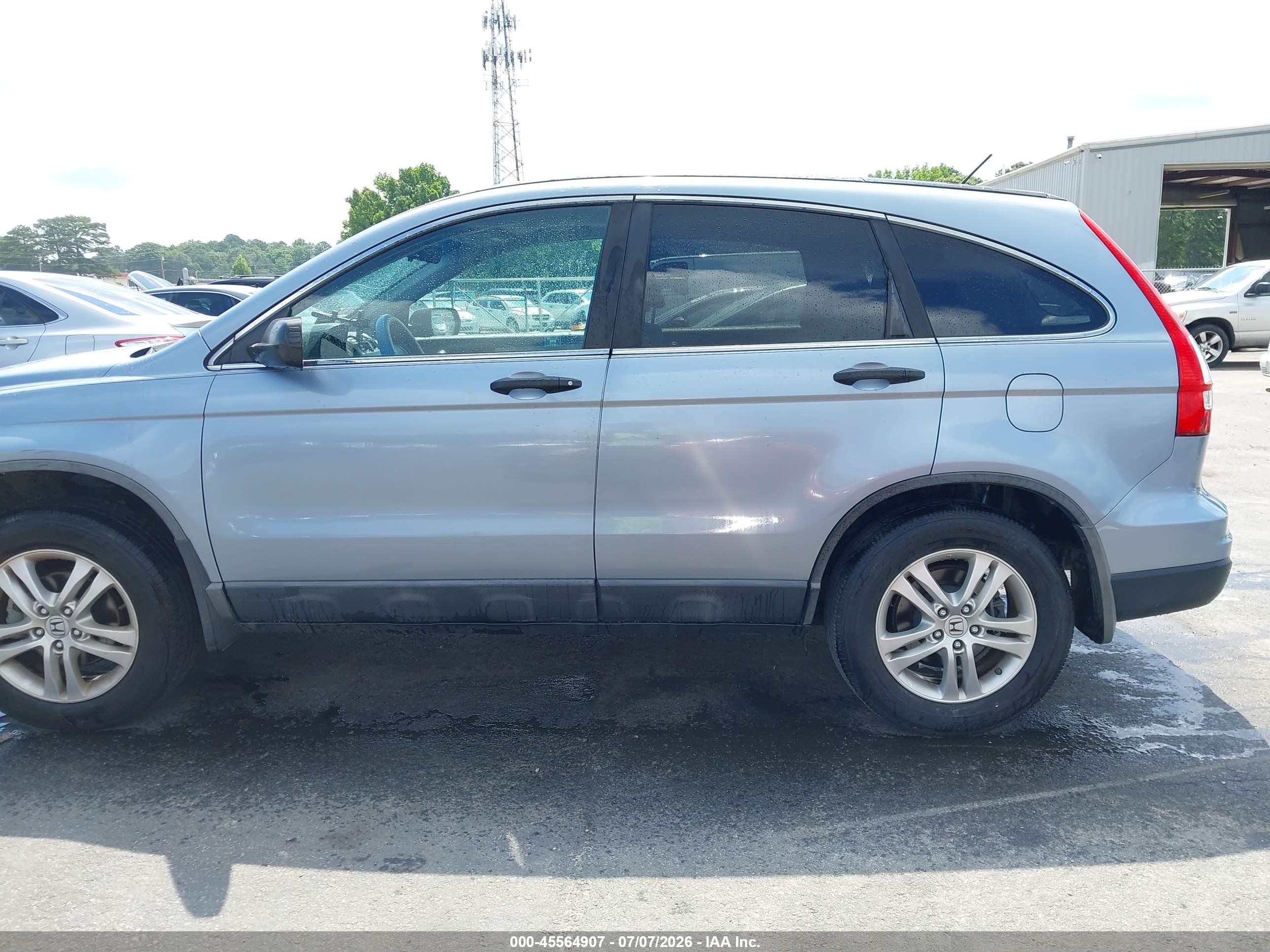 2011 Honda Cr-v Ex Light Blue vin: 5J6RE3H58BL008109