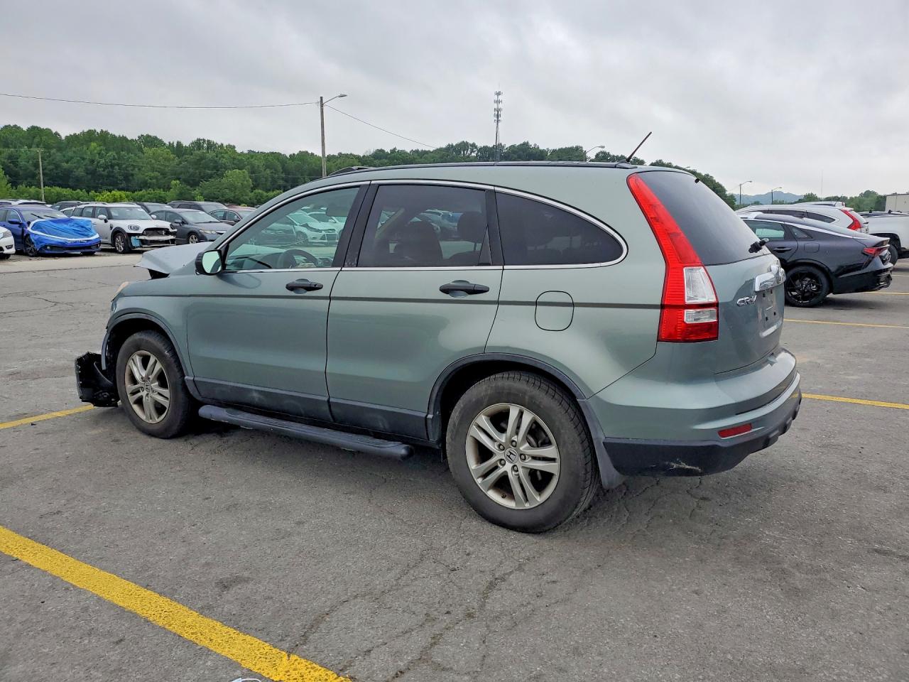 2011 Honda Cr-v Ex Green vin: 5J6RE3H58BL009938