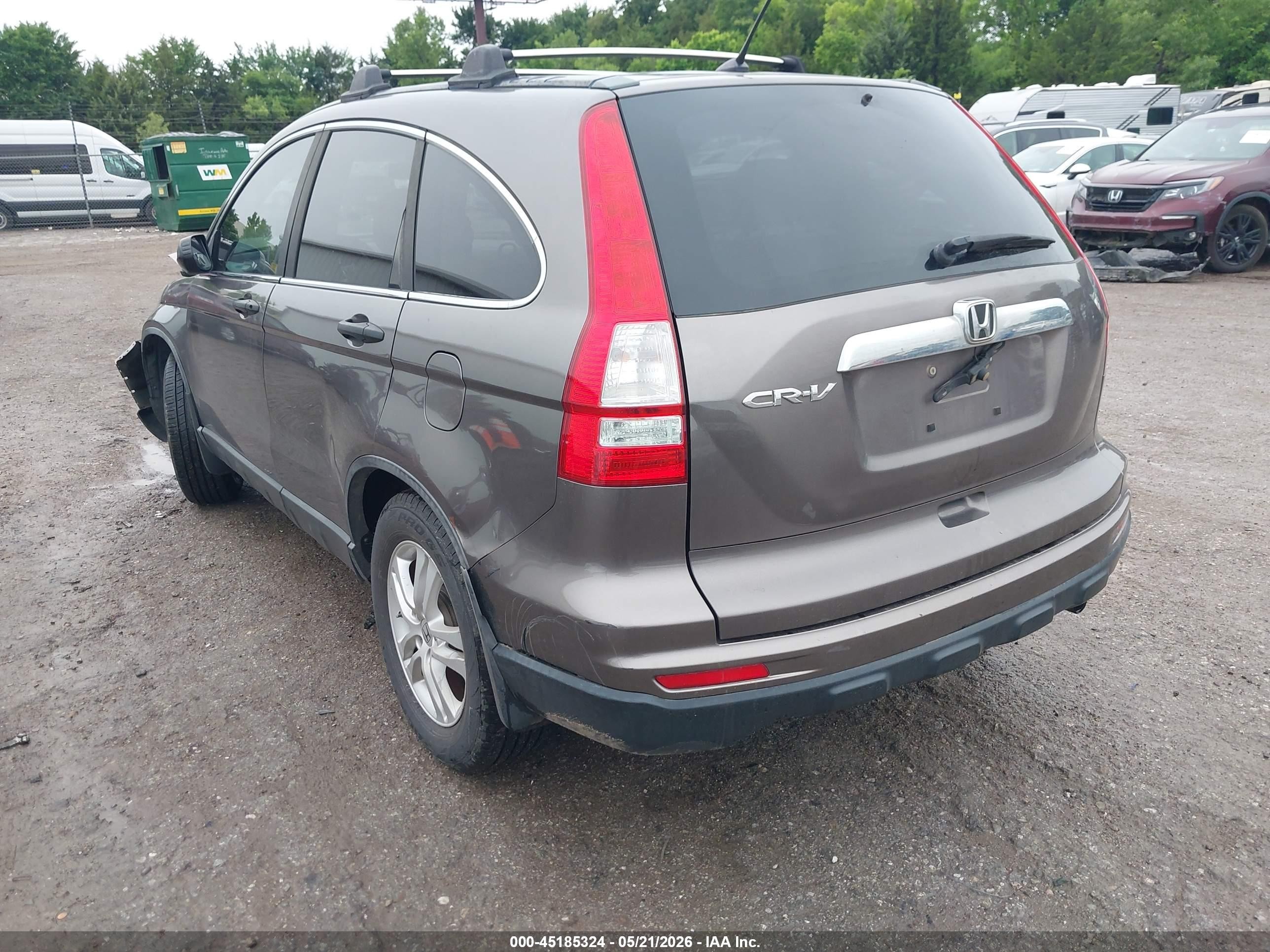 2011 Honda Cr-v Ex Gray vin: 5J6RE3H58BL057830