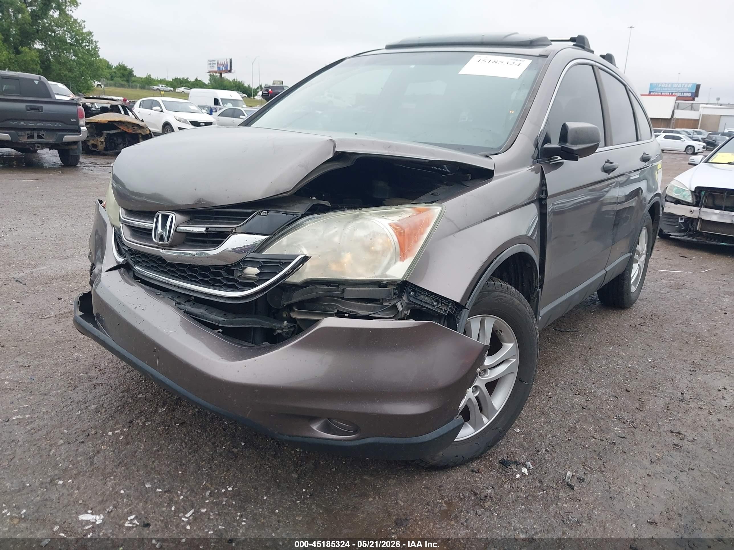 2011 Honda Cr-v Ex Gray vin: 5J6RE3H58BL057830