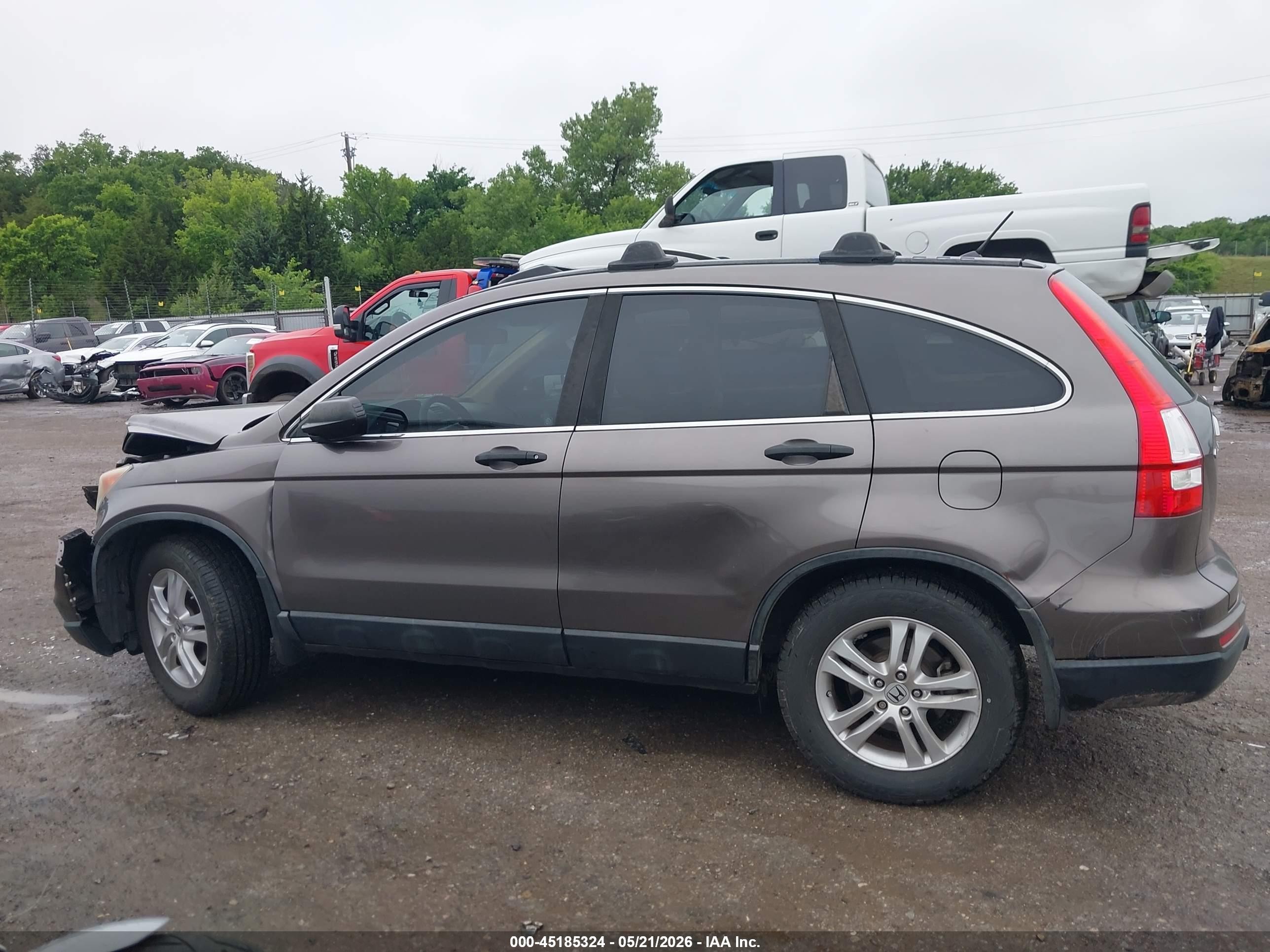 2011 Honda Cr-v Ex Gray vin: 5J6RE3H58BL057830