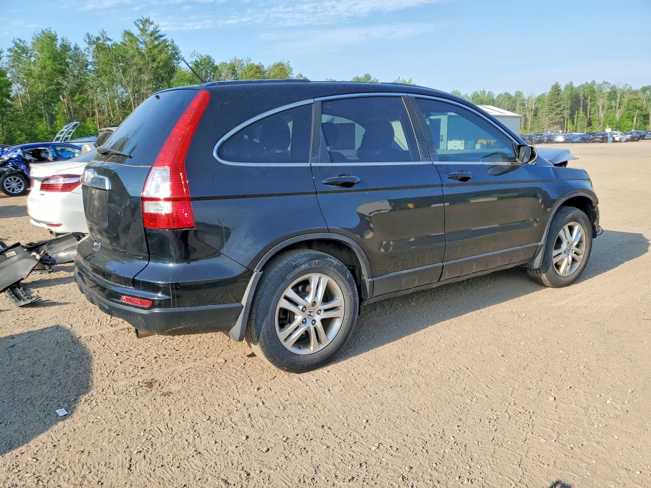 2011 Honda Cr-v Ex Черный vin: 5J6RE3H58BL800308