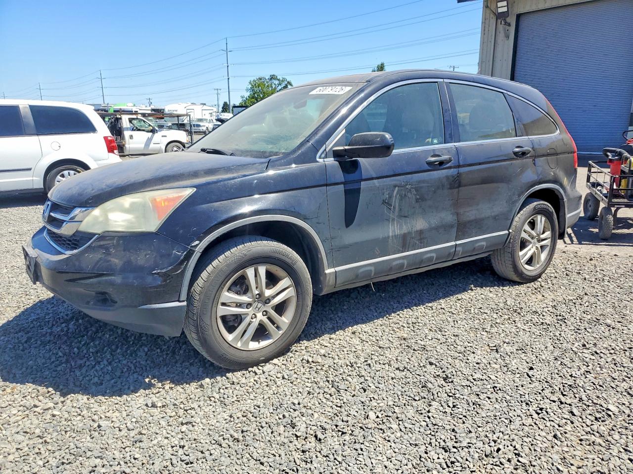 2010 Honda Cr-v Ex Black vin: 5J6RE3H59AL002673