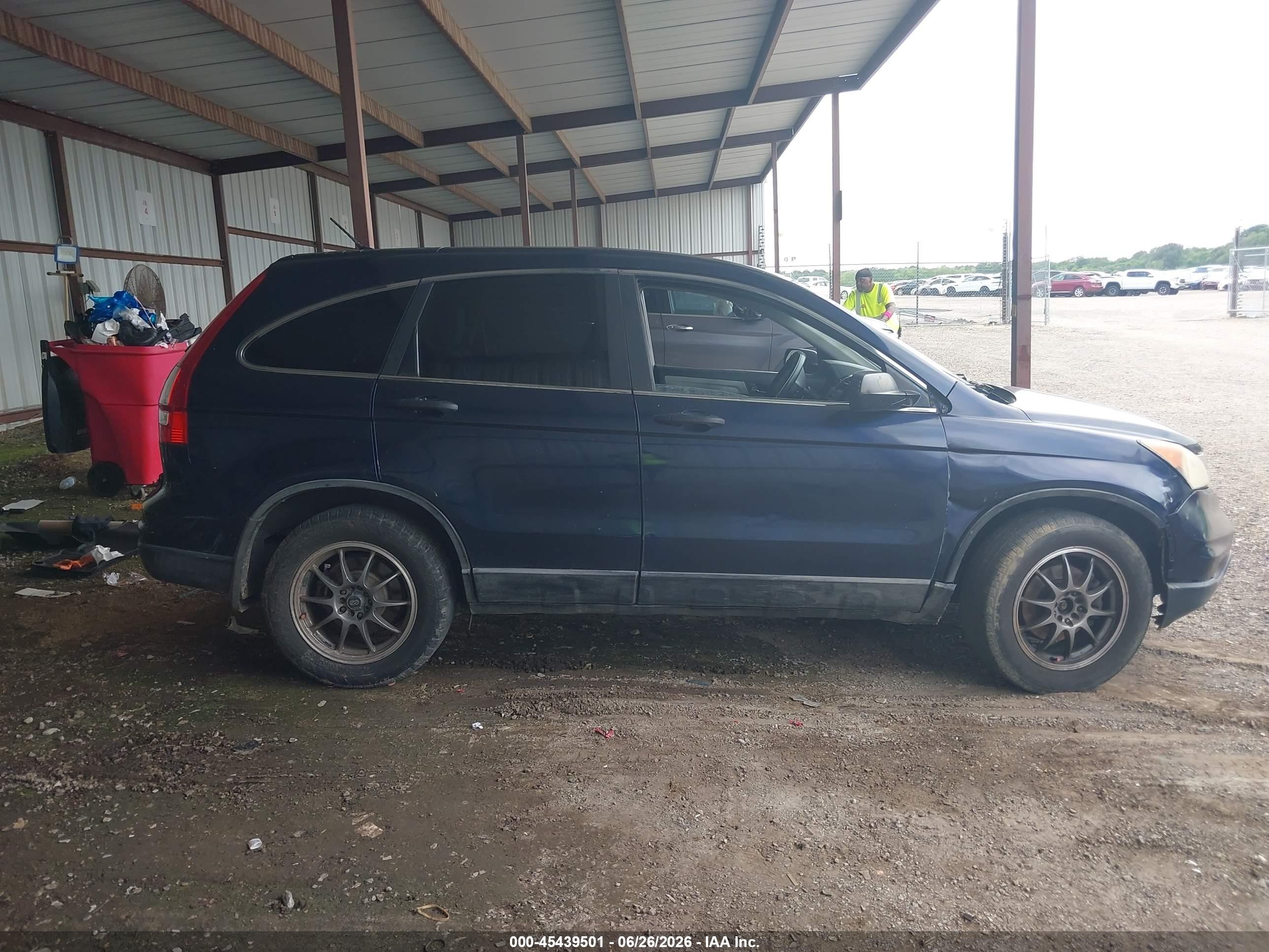 2010 Honda Cr-v Ex Blue vin: 5J6RE3H59AL003774