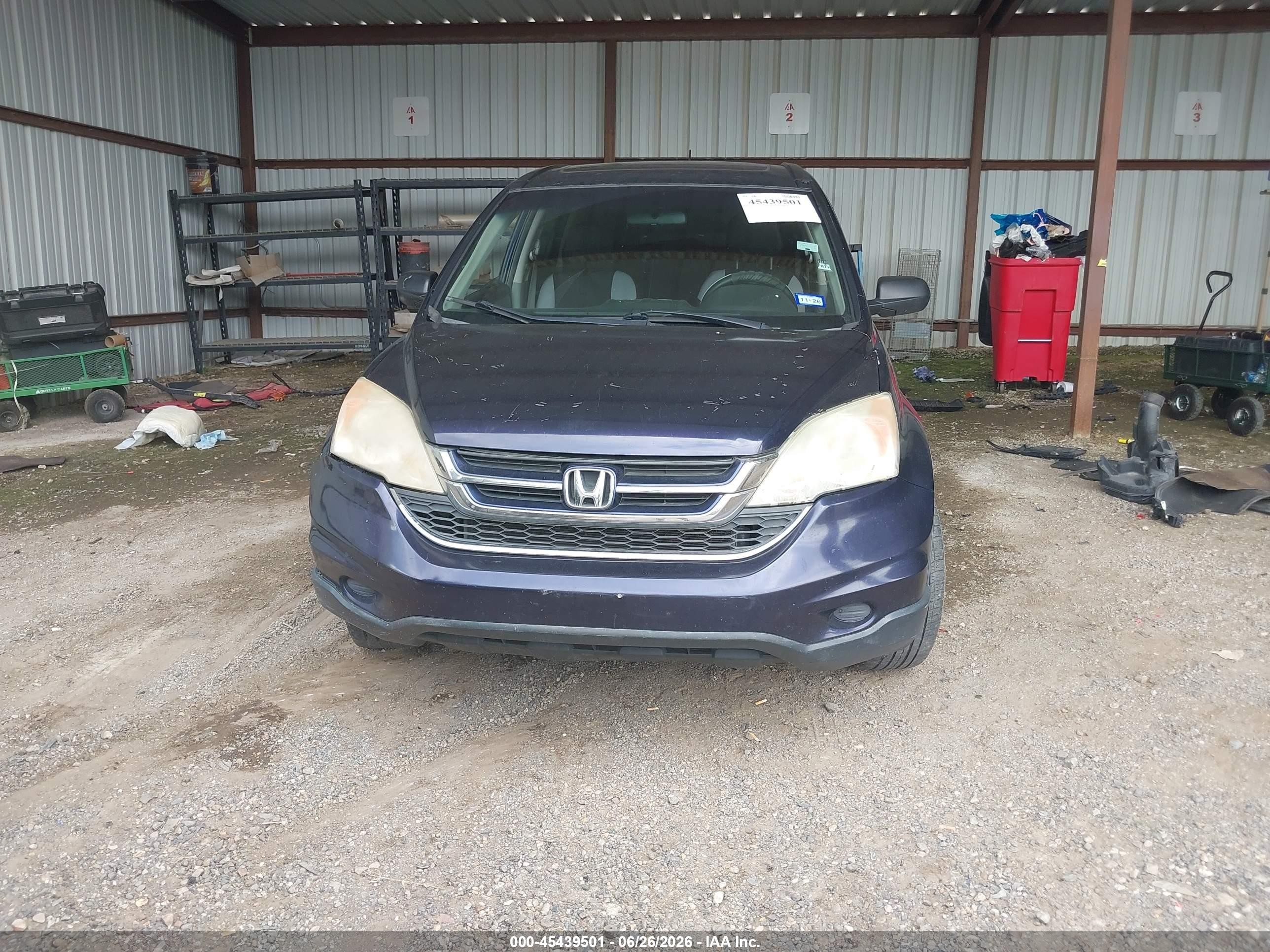 2010 Honda Cr-v Ex Blue vin: 5J6RE3H59AL003774