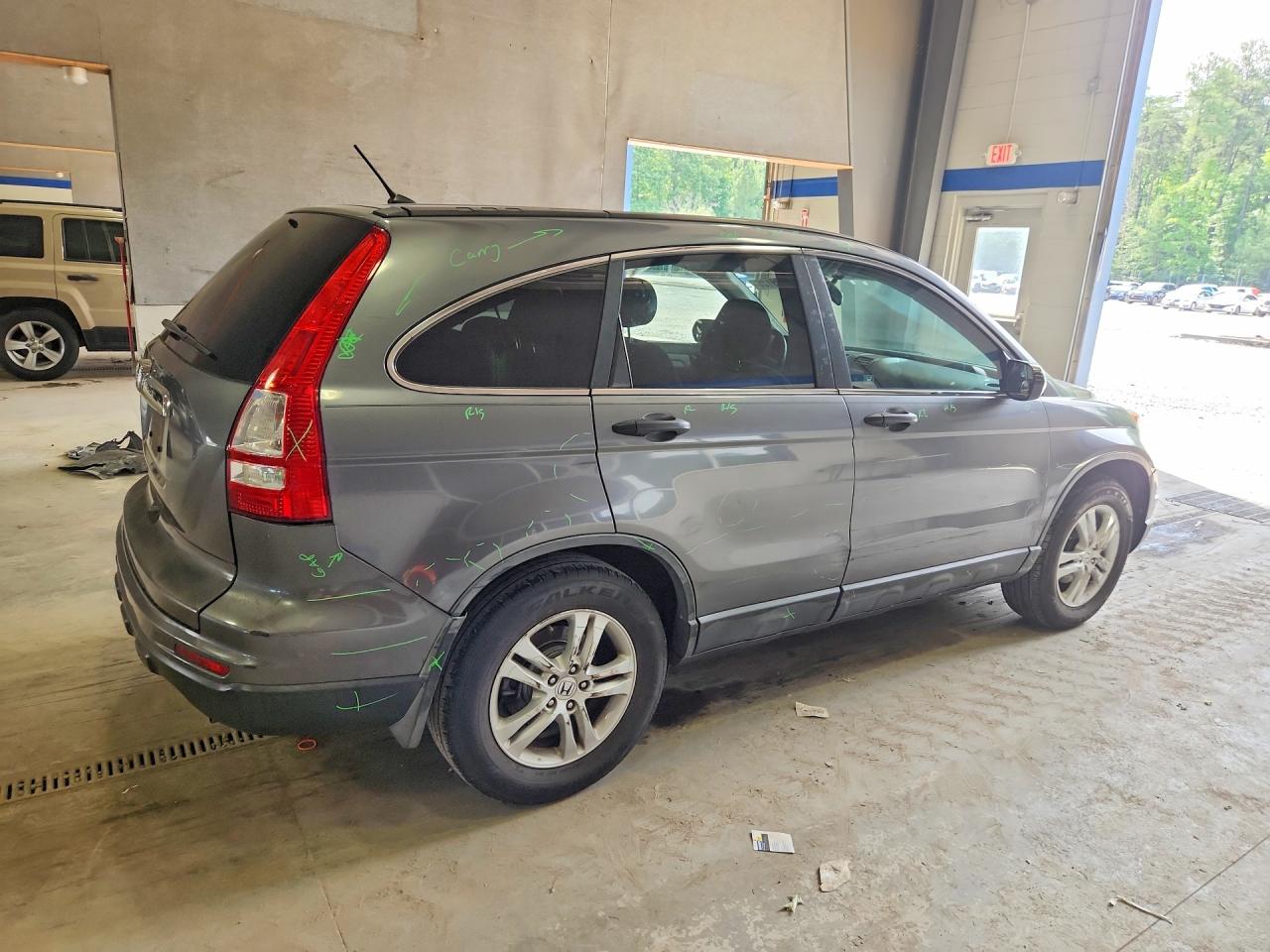 2010 Honda Cr-v Ex Серый vin: 5J6RE3H59AL004407