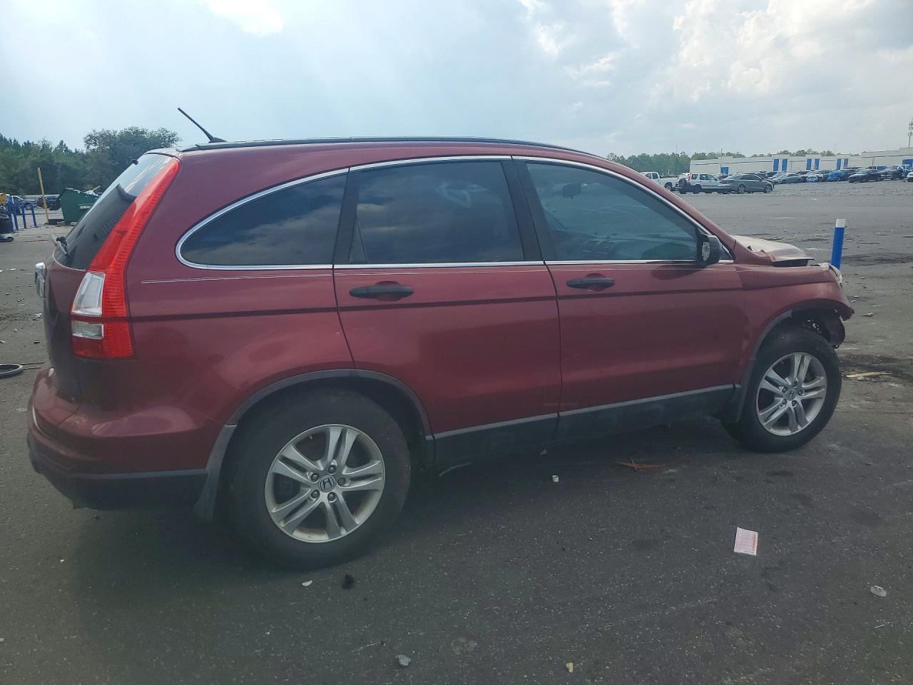 2010 Honda Cr-v Ex Burgundy vin: 5J6RE3H59AL035060