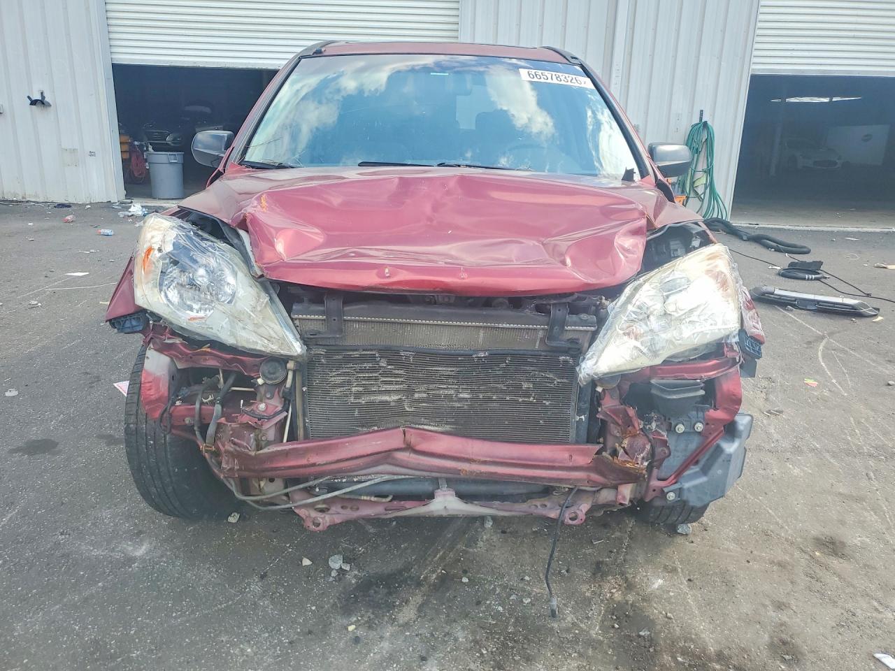 2010 Honda Cr-v Ex Burgundy vin: 5J6RE3H59AL035060
