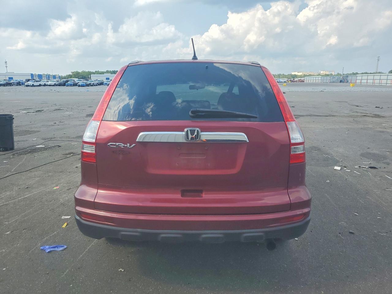 2010 Honda Cr-v Ex Burgundy vin: 5J6RE3H59AL035060