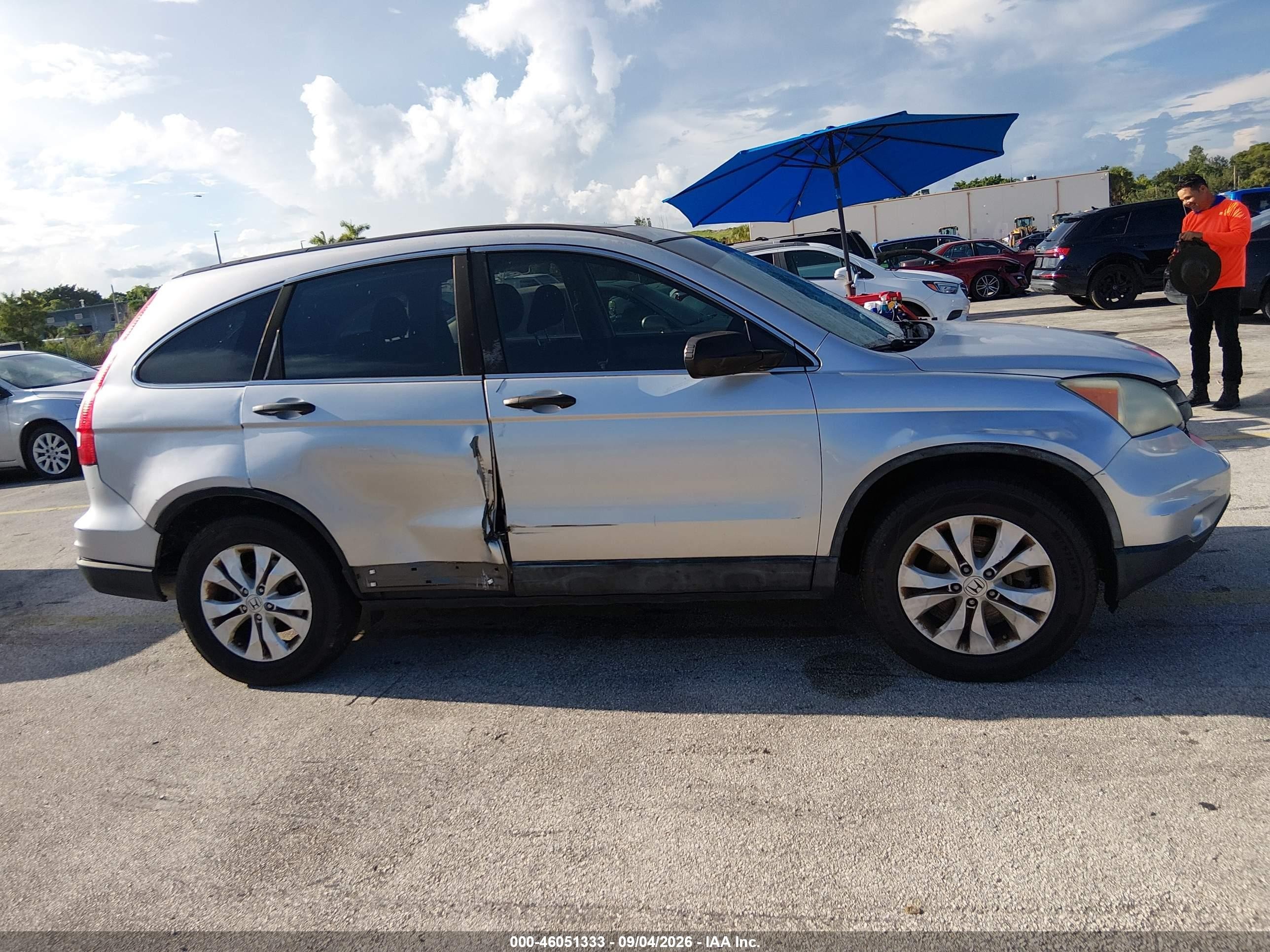 2010 Honda Cr-v Ex Silver vin: 5J6RE3H59AL042431