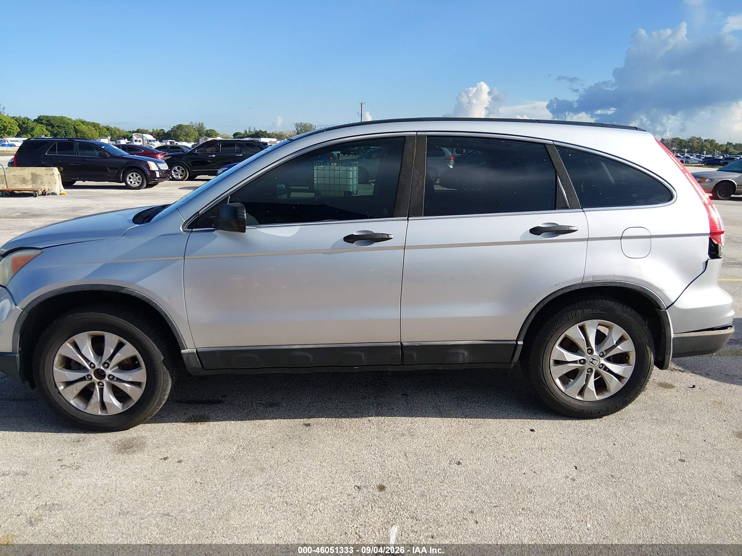 2010 Honda Cr-v Ex Silver vin: 5J6RE3H59AL042431