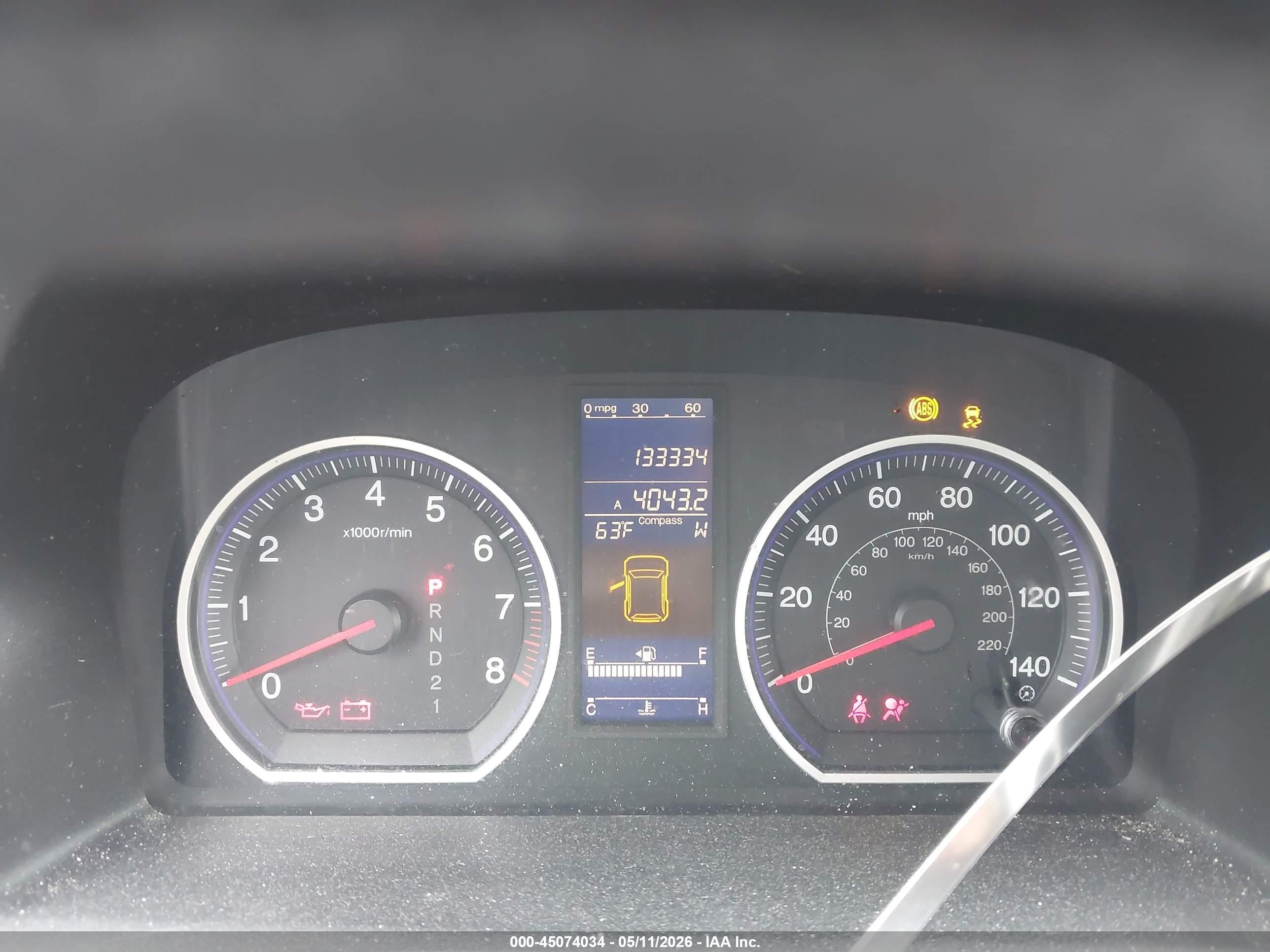 2011 Honda Cr-v Ex Белый vin: 5J6RE3H59BL045797