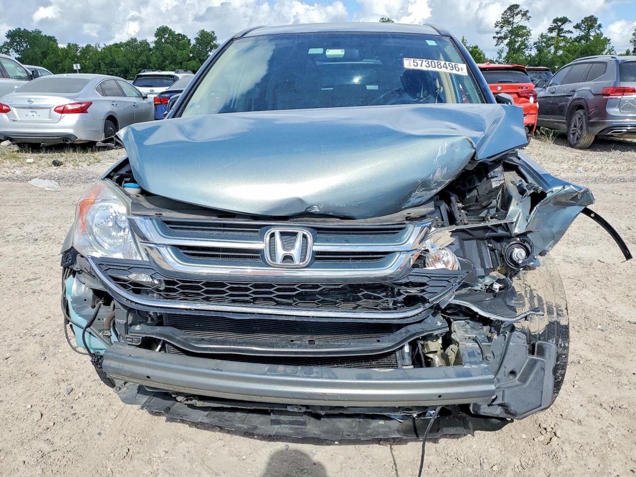 2011 Honda Cr-v Ex Teal vin: 5J6RE3H59BL047517