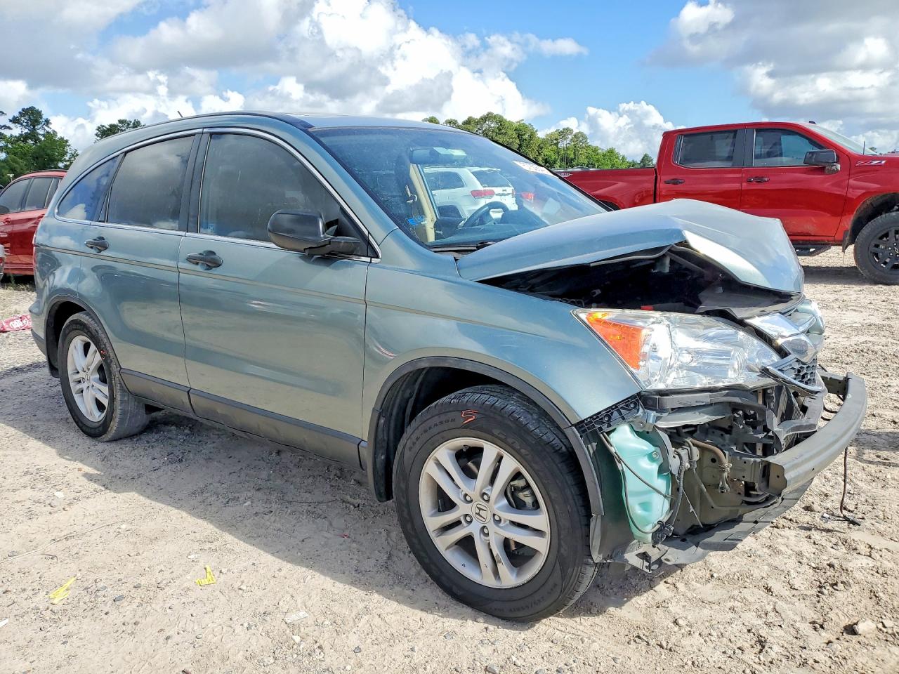 2011 Honda Cr-v Ex Teal vin: 5J6RE3H59BL047517