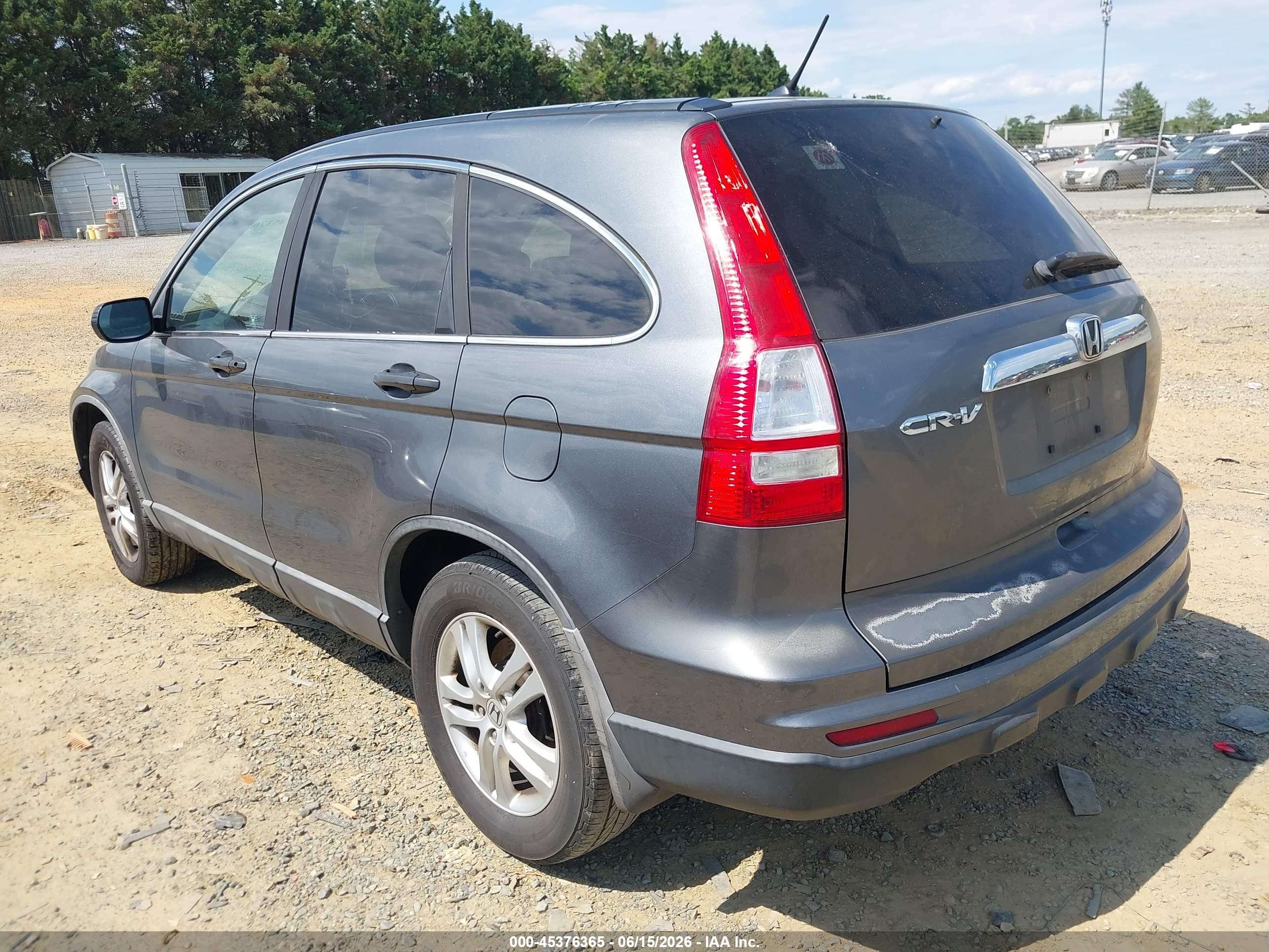 2010 Honda Cr-v Ex Gray vin: 5J6RE3H5XAL029686