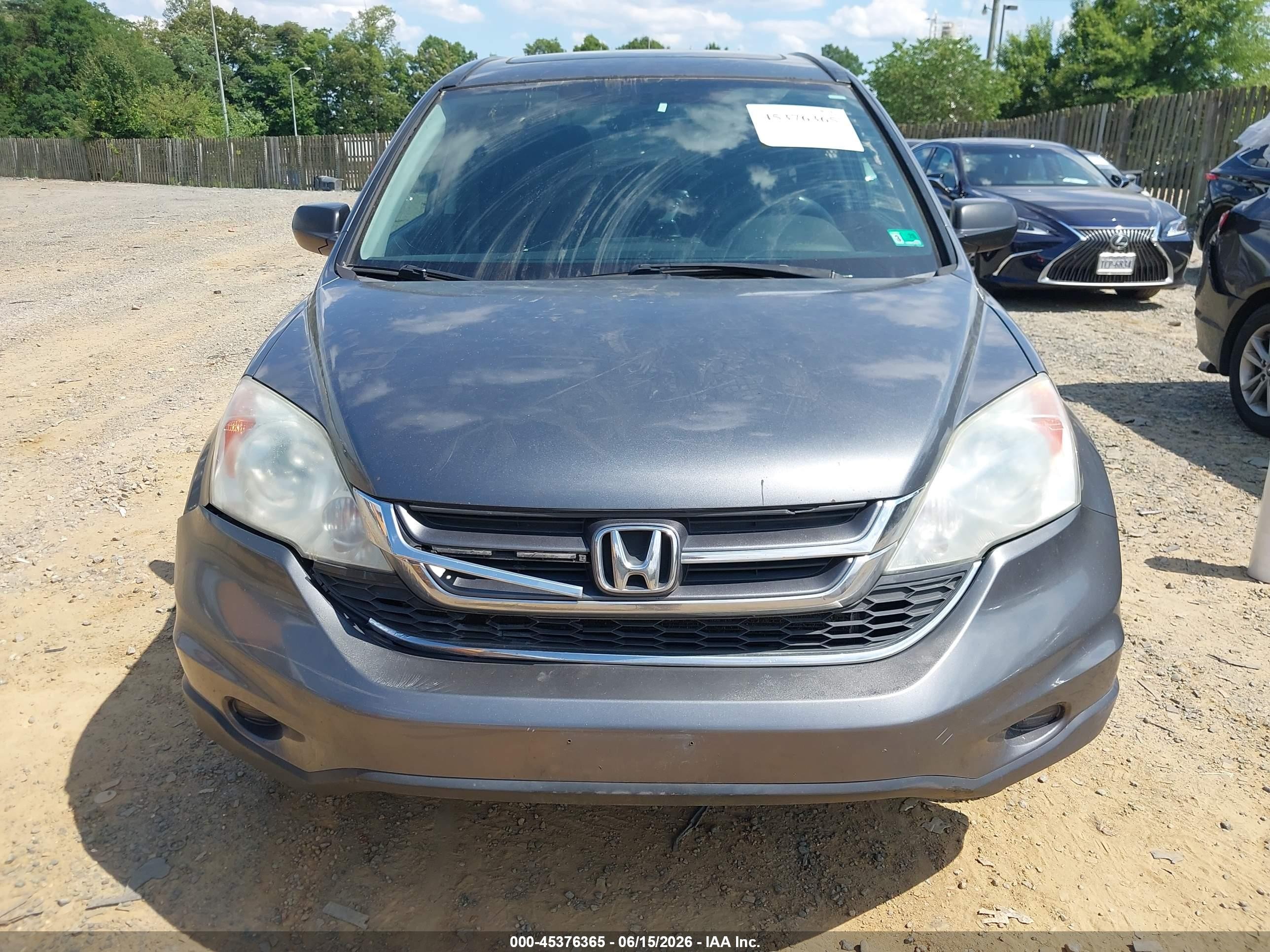 2010 Honda Cr-v Ex Gray vin: 5J6RE3H5XAL029686