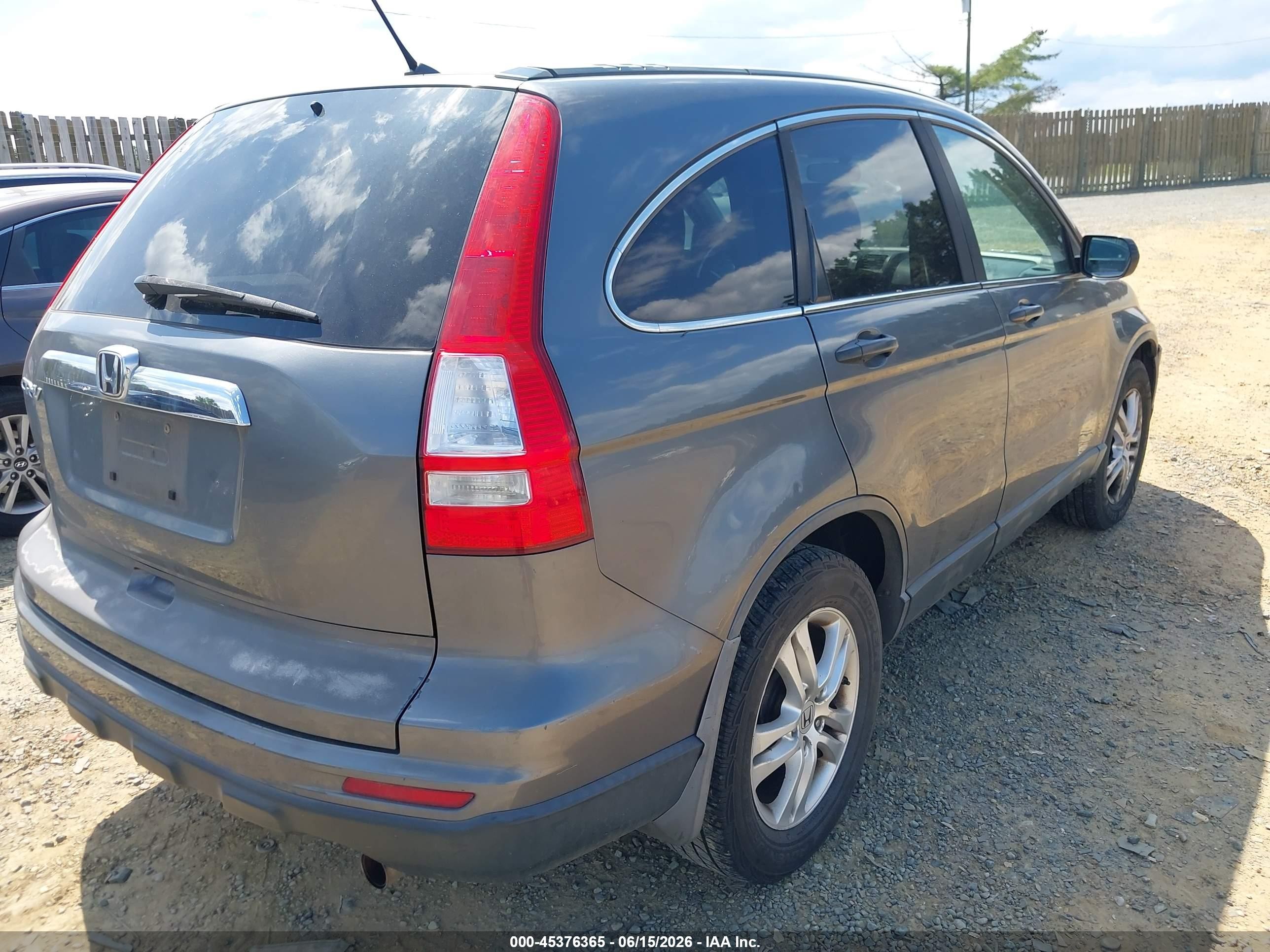 2010 Honda Cr-v Ex Gray vin: 5J6RE3H5XAL029686