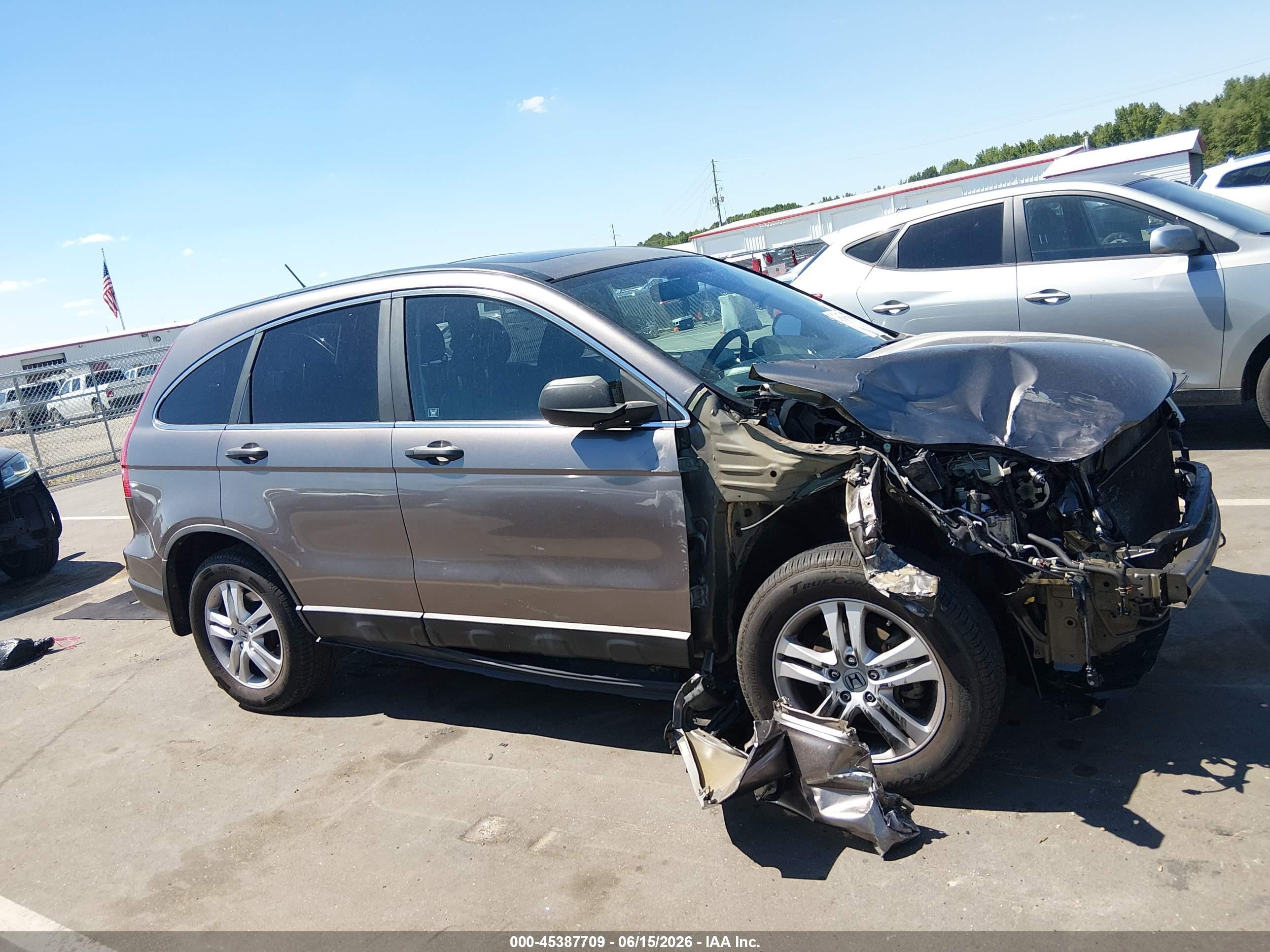 2011 Honda Cr-v Ex Gray vin: 5J6RE3H5XBL037370
