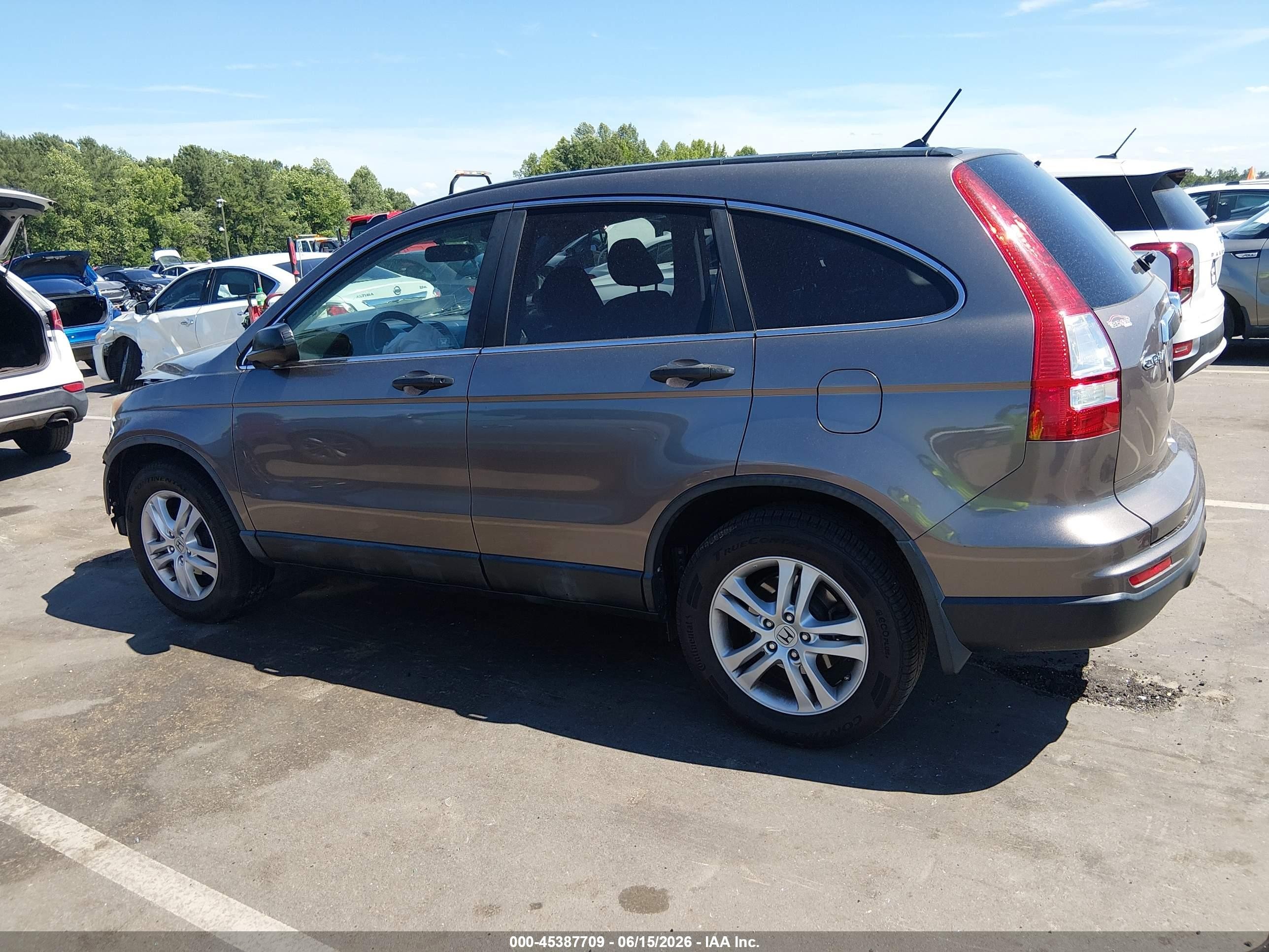 2011 Honda Cr-v Ex Gray vin: 5J6RE3H5XBL037370