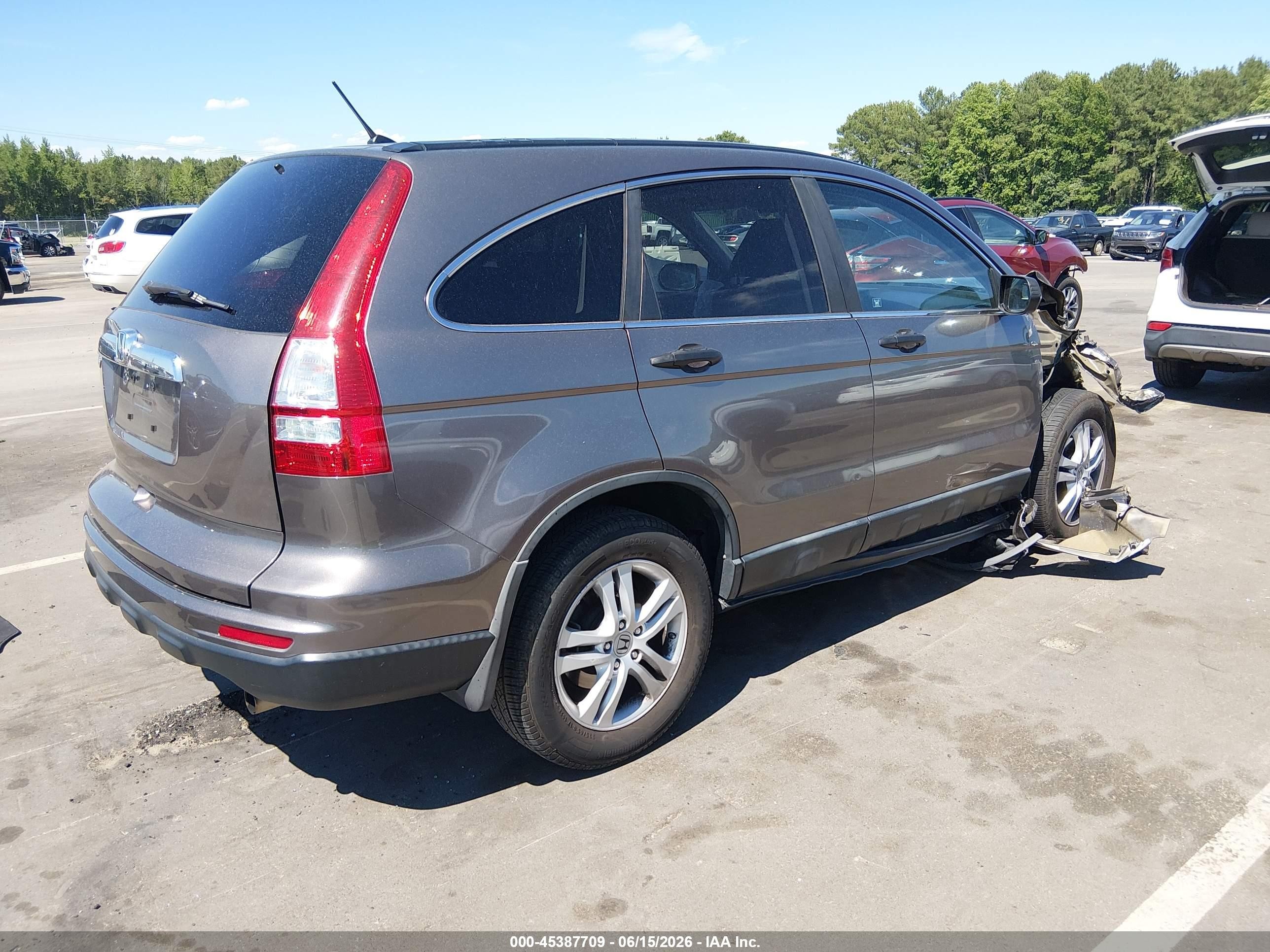 2011 Honda Cr-v Ex Gray vin: 5J6RE3H5XBL037370