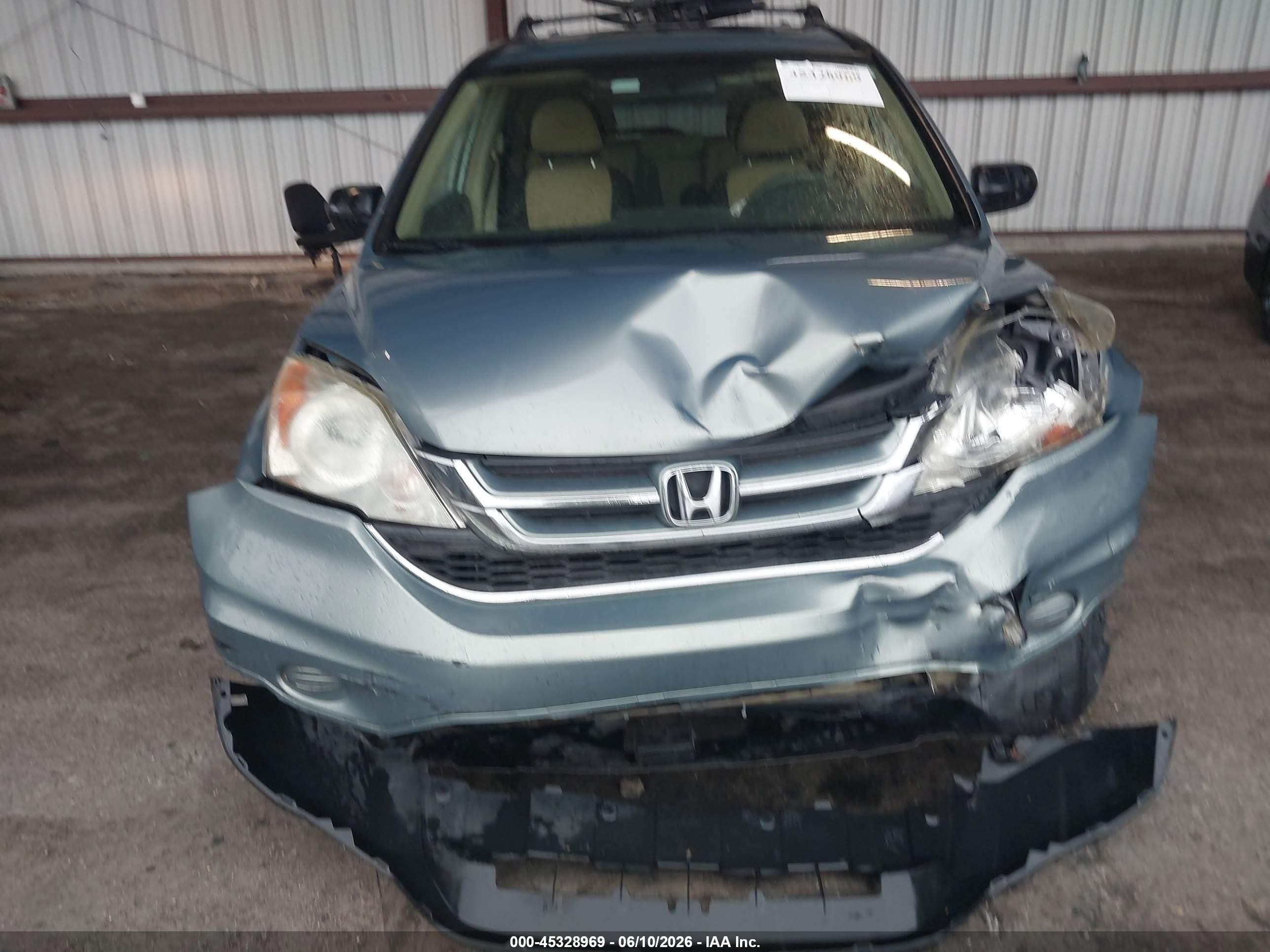 2011 Honda Cr-v Ex Light Blue vin: 5J6RE3H5XBL057344