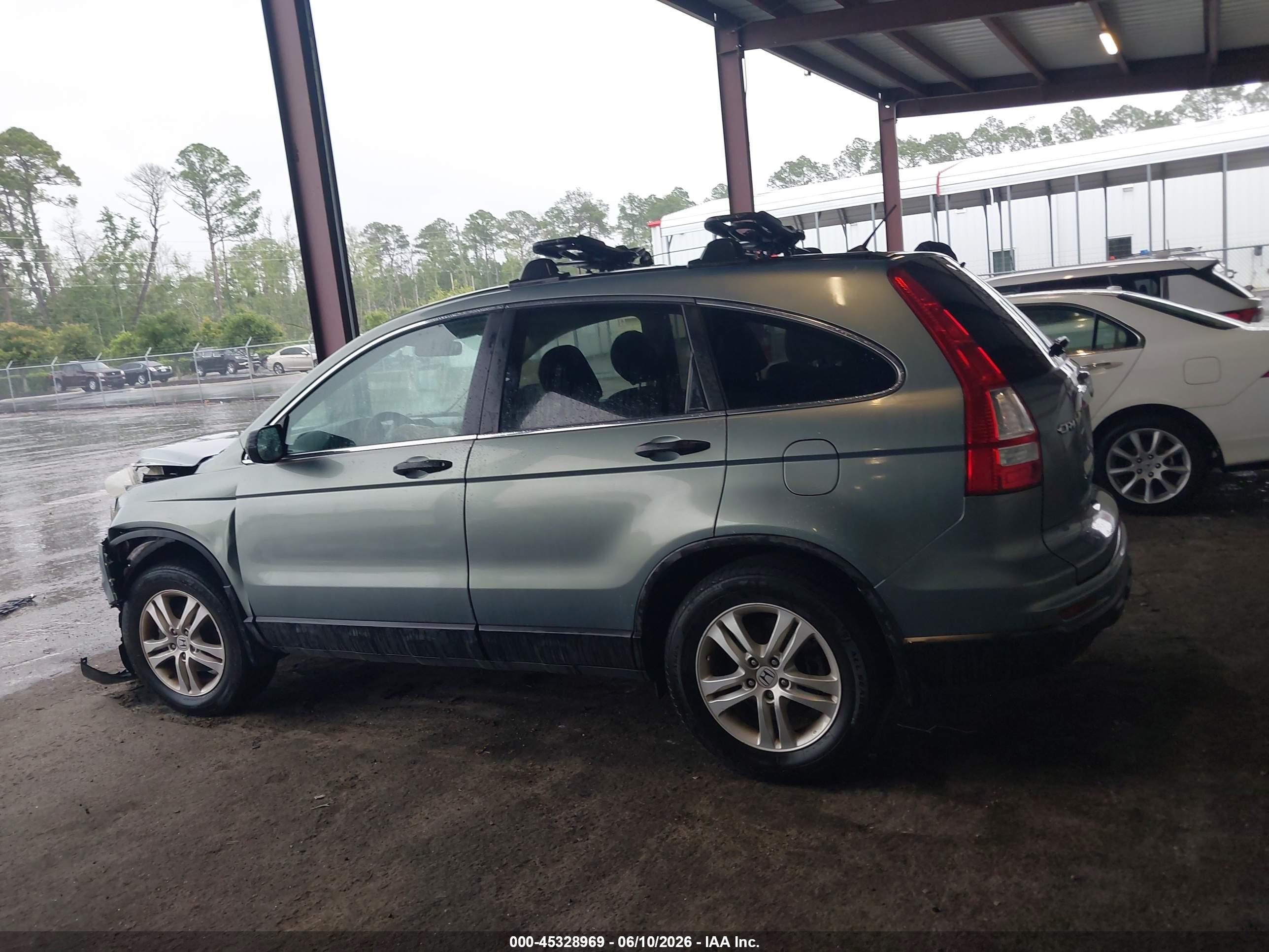 2011 Honda Cr-v Ex Light Blue vin: 5J6RE3H5XBL057344