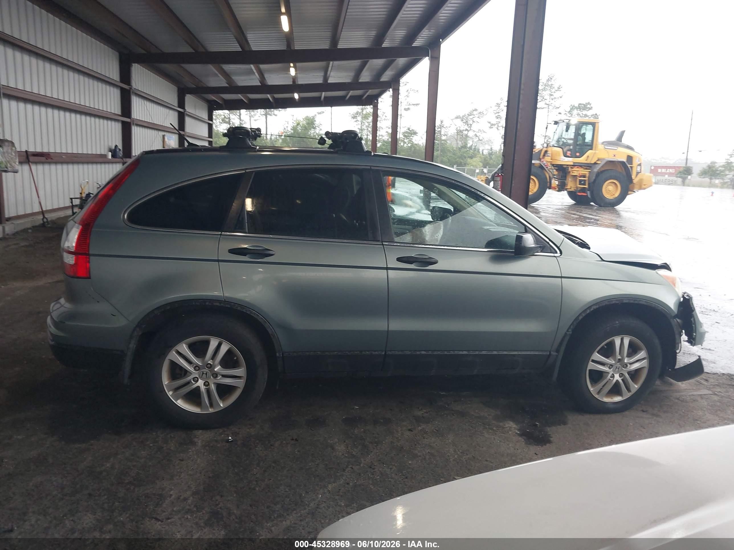 2011 Honda Cr-v Ex Light Blue vin: 5J6RE3H5XBL057344