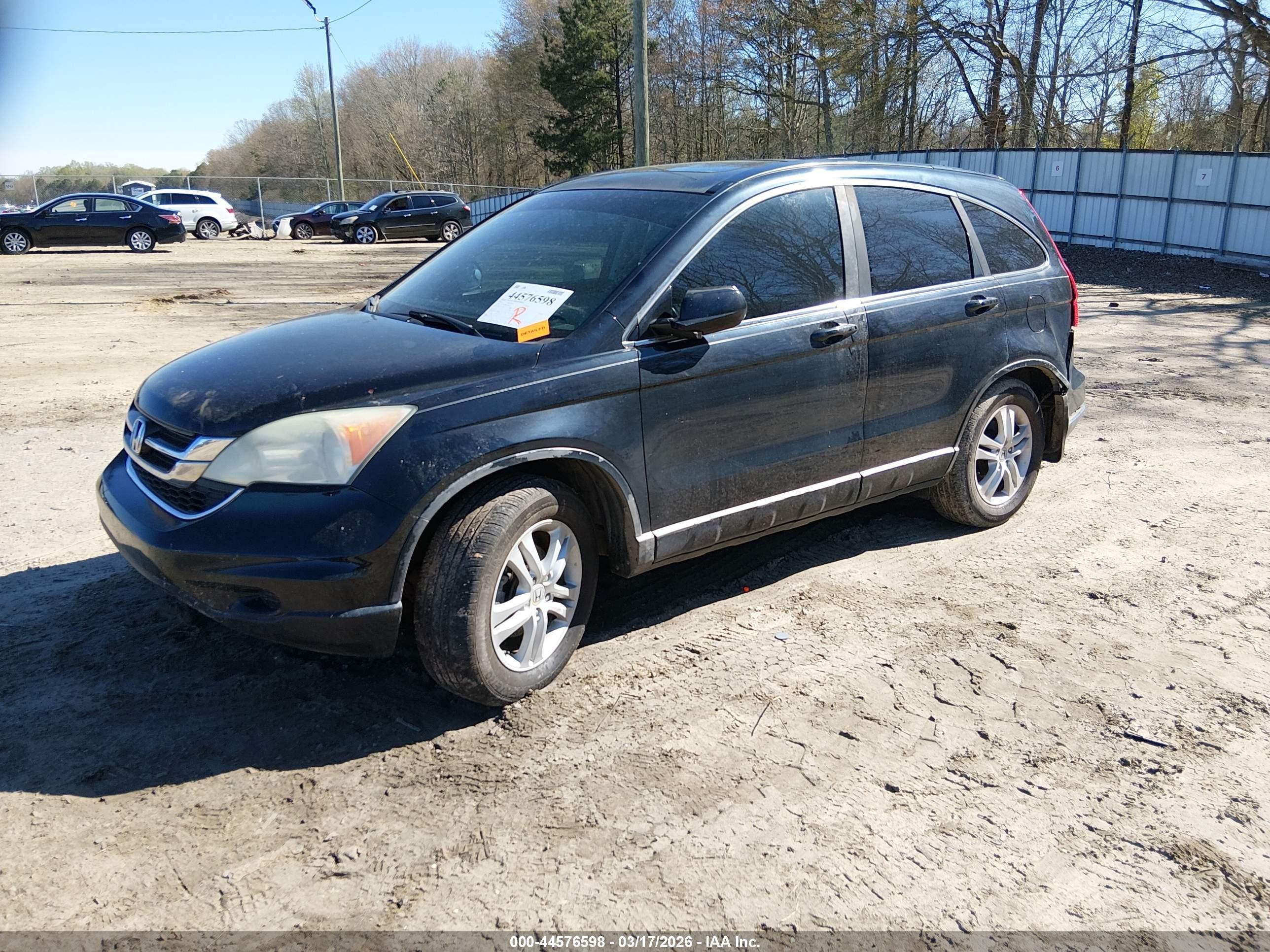 2010 Honda Cr-v Ex-l Black vin: 5J6RE3H70AL003485