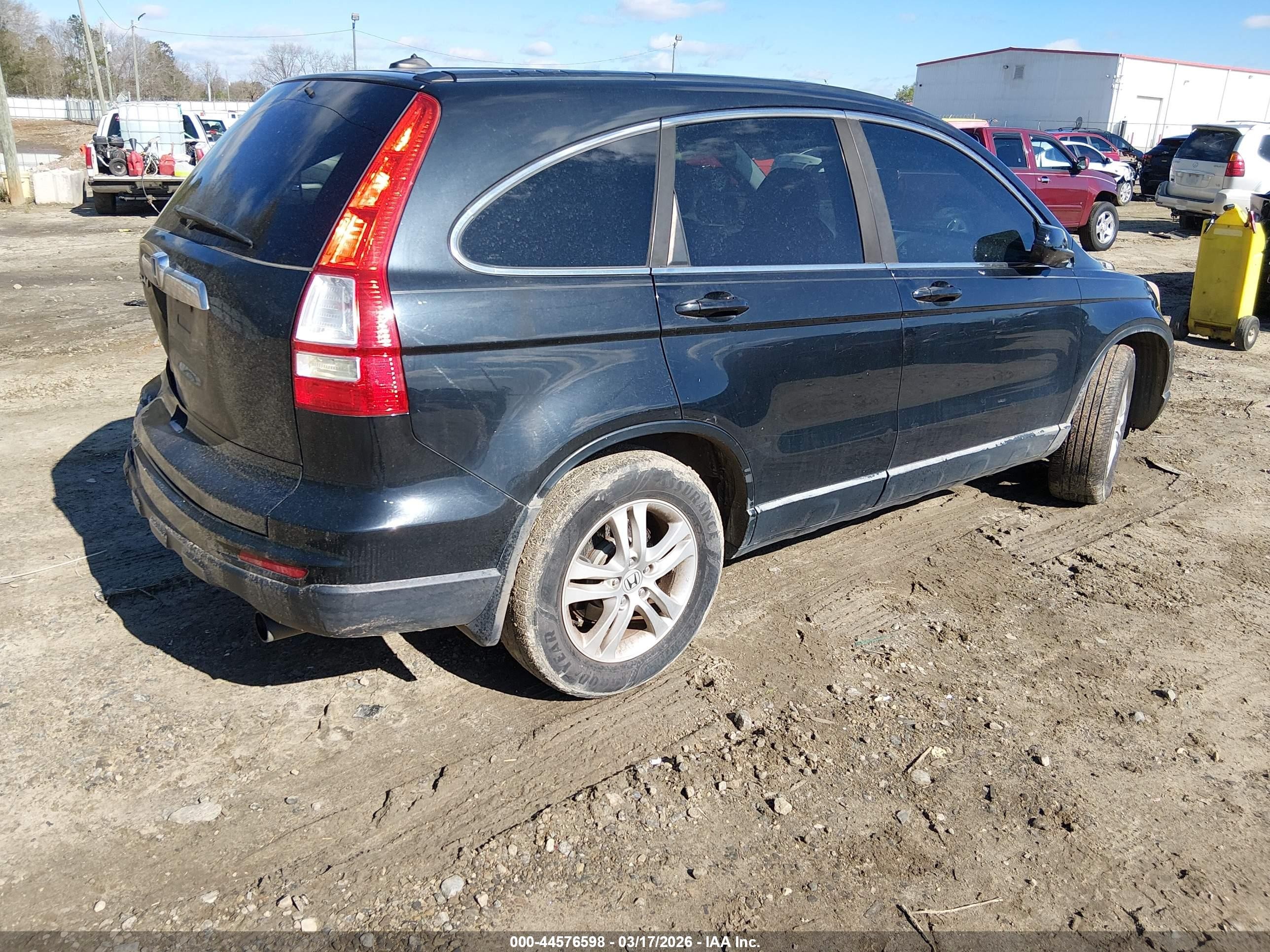 2010 Honda Cr-v Ex-l Black vin: 5J6RE3H70AL003485