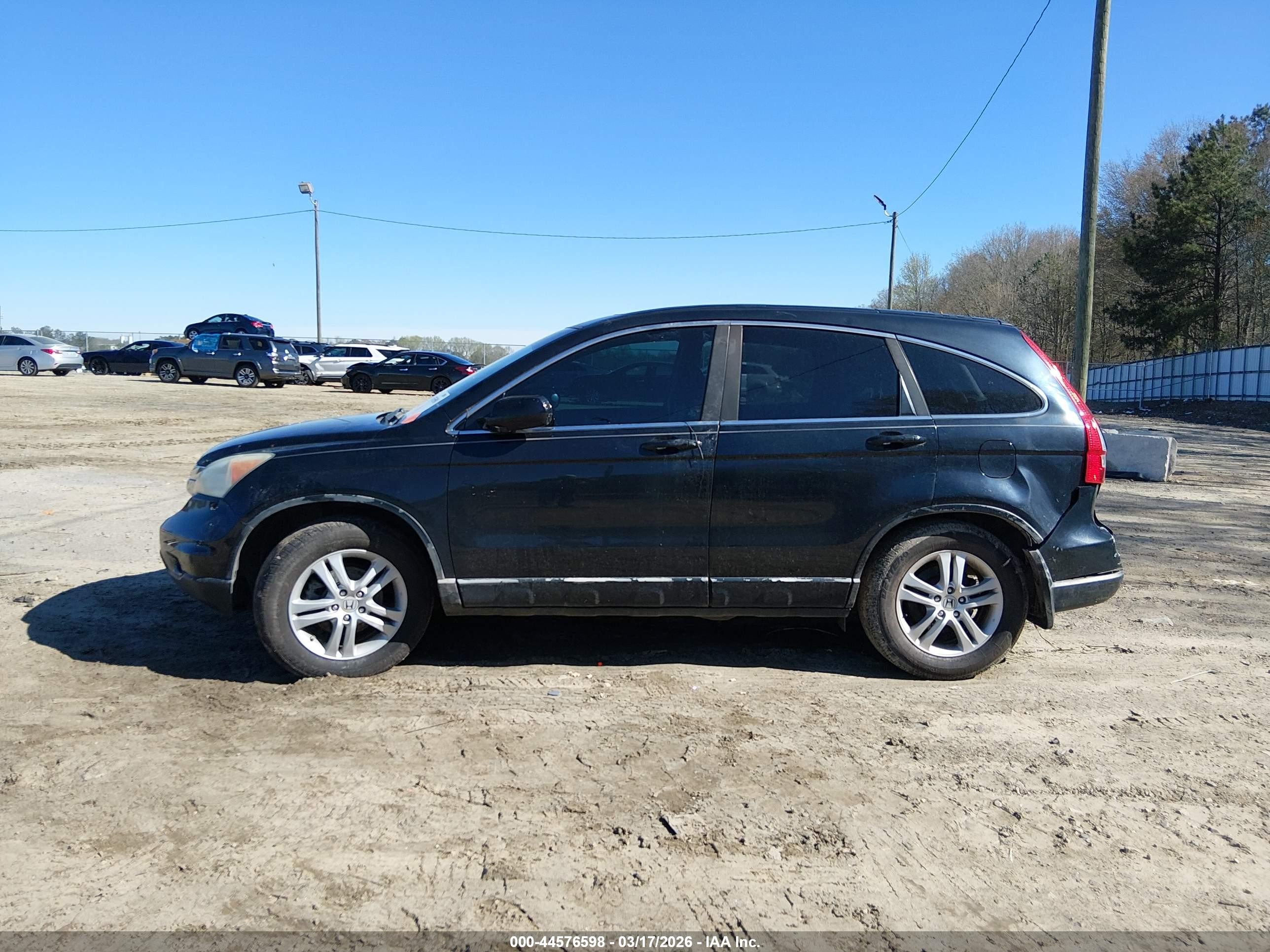 2010 Honda Cr-v Ex-l Black vin: 5J6RE3H70AL003485
