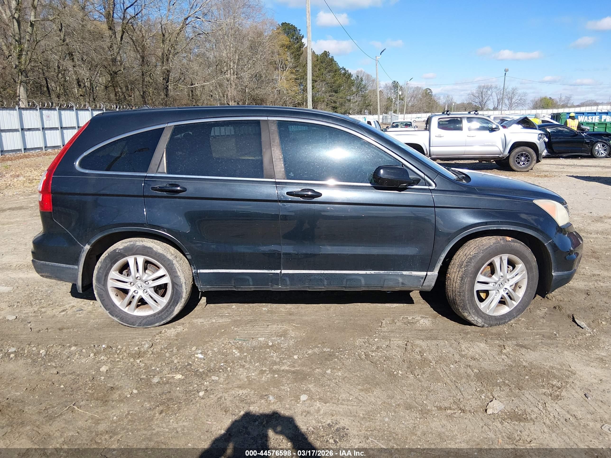 2010 Honda Cr-v Ex-l Black vin: 5J6RE3H70AL003485