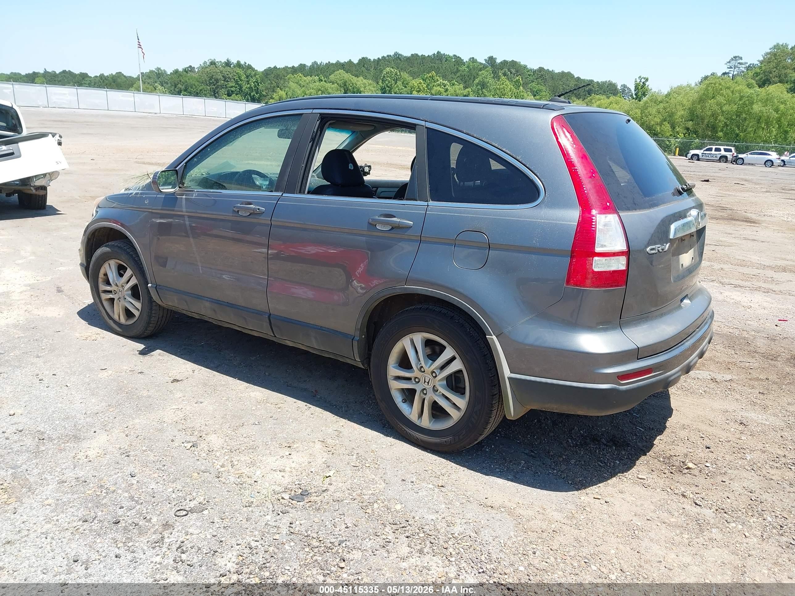 2010 Honda Cr-v Ex-l Gray vin: 5J6RE3H70AL018066